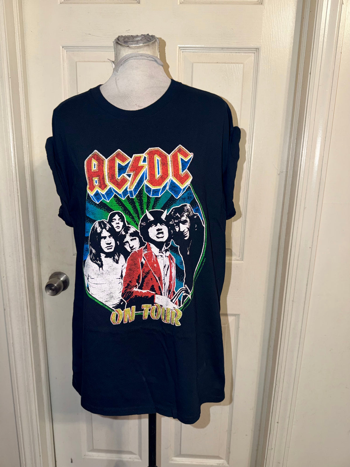 AC/DC Double Sided Oversized Tee