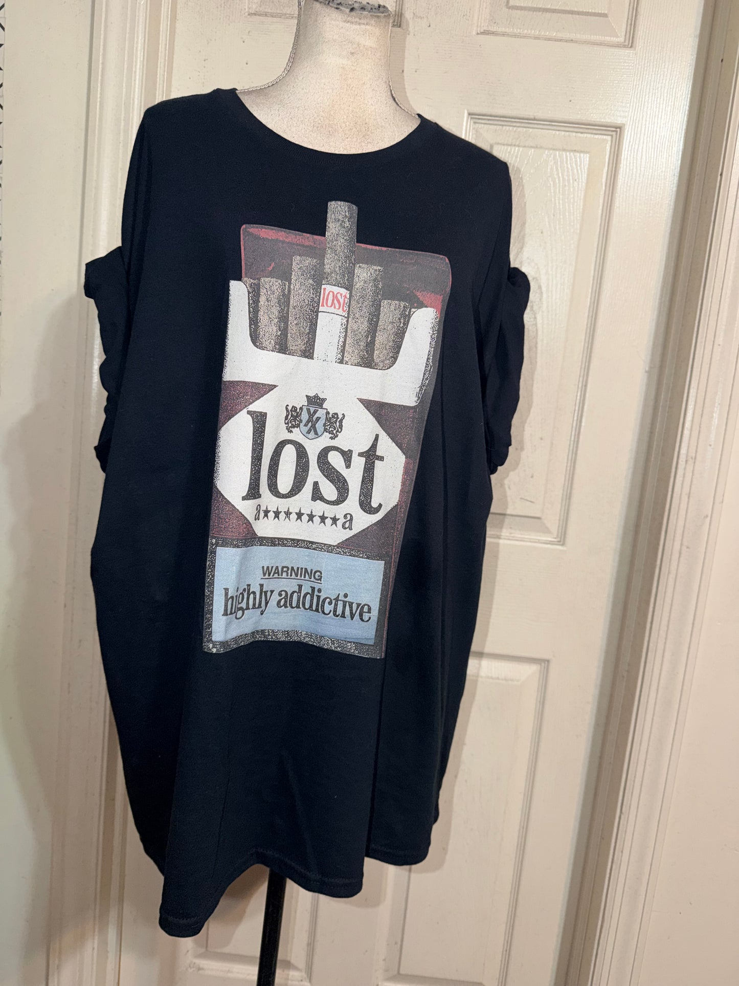 Machine Gun Kelly Double Sided Oversized Distressed Tee