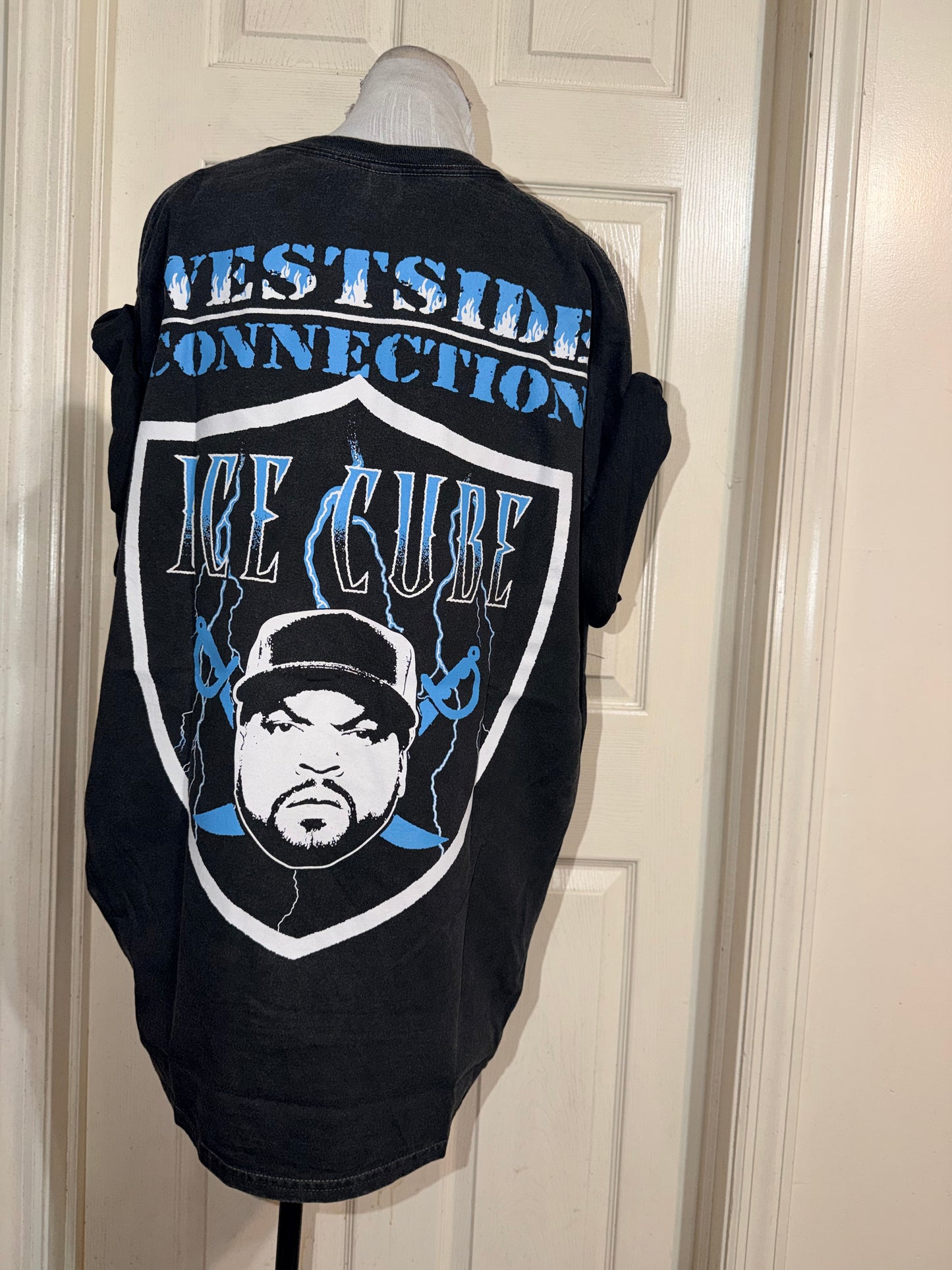 Ice Cube Double Sided Oversized Distressed Tee