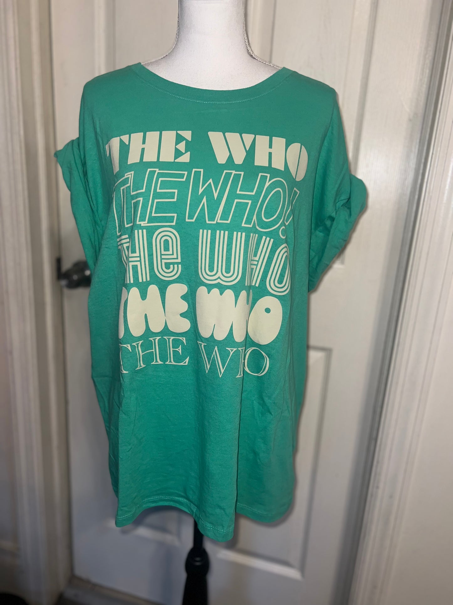 The Who Oversized Distressed Tee