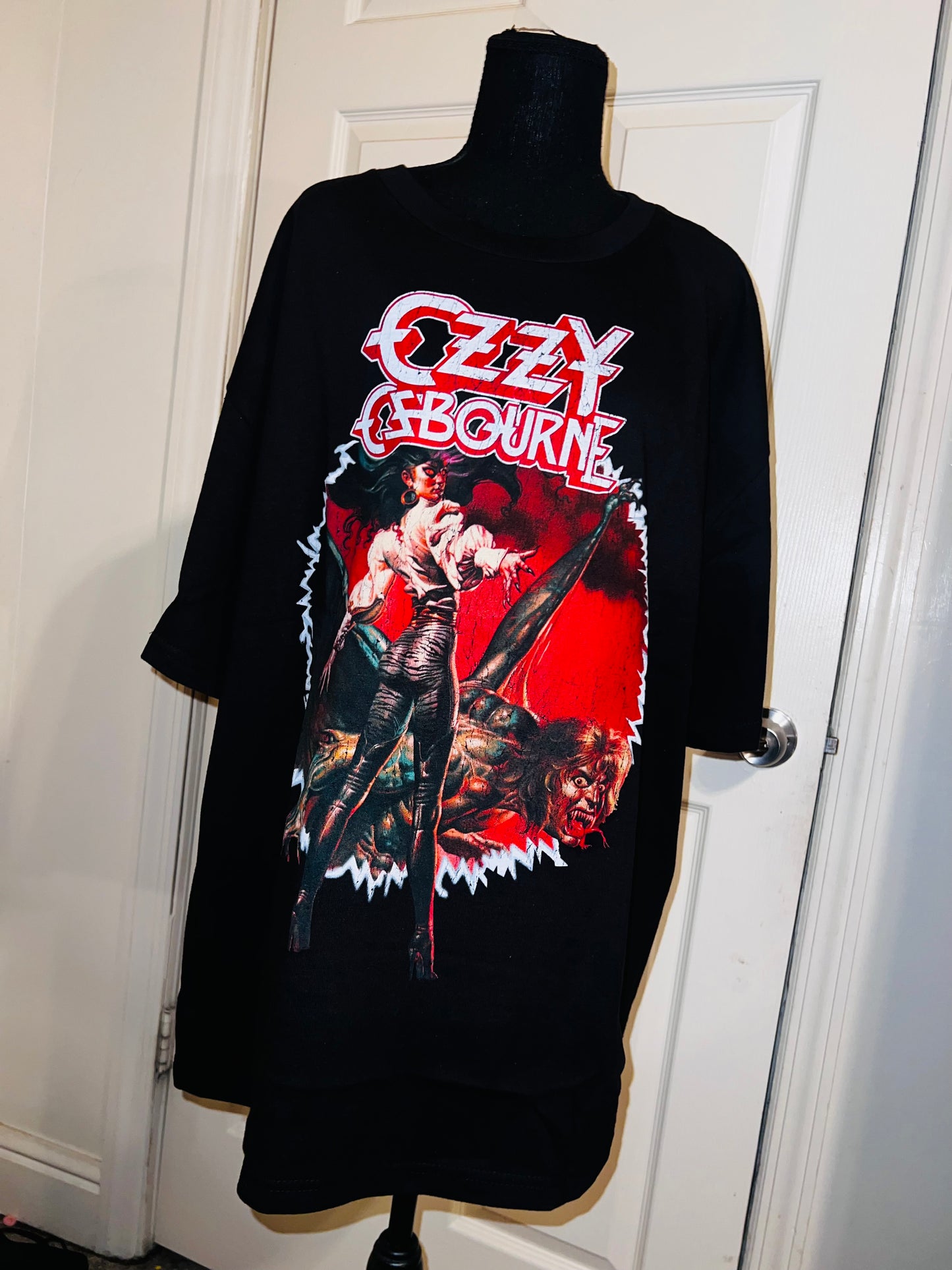 Ozzy Osbourne Oversized Distressed Tee