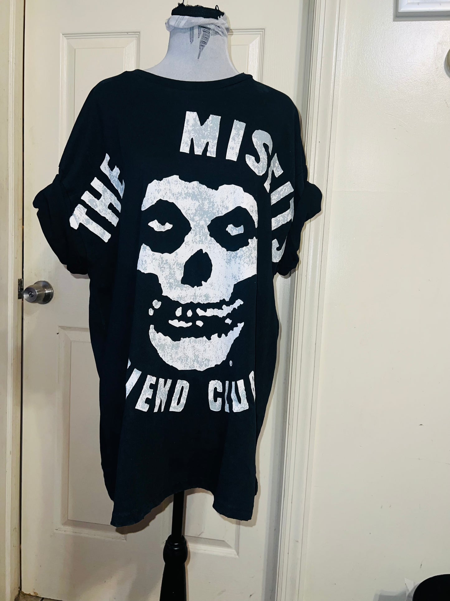 The Misfits Fiend Club Oversized Distressed Tee