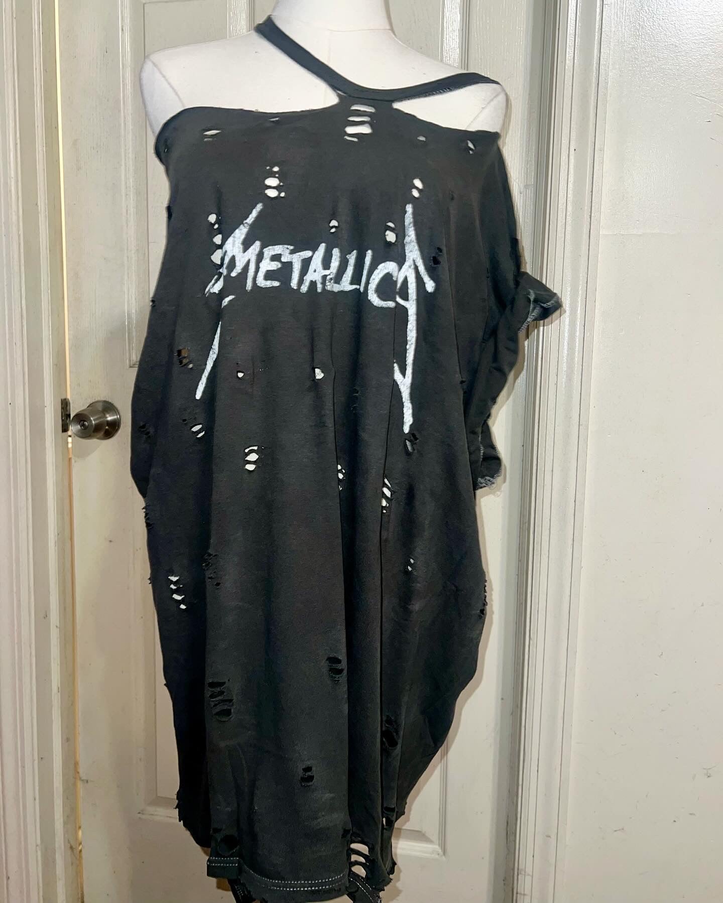 Metallica Double Sided Oversized Distressed Tee