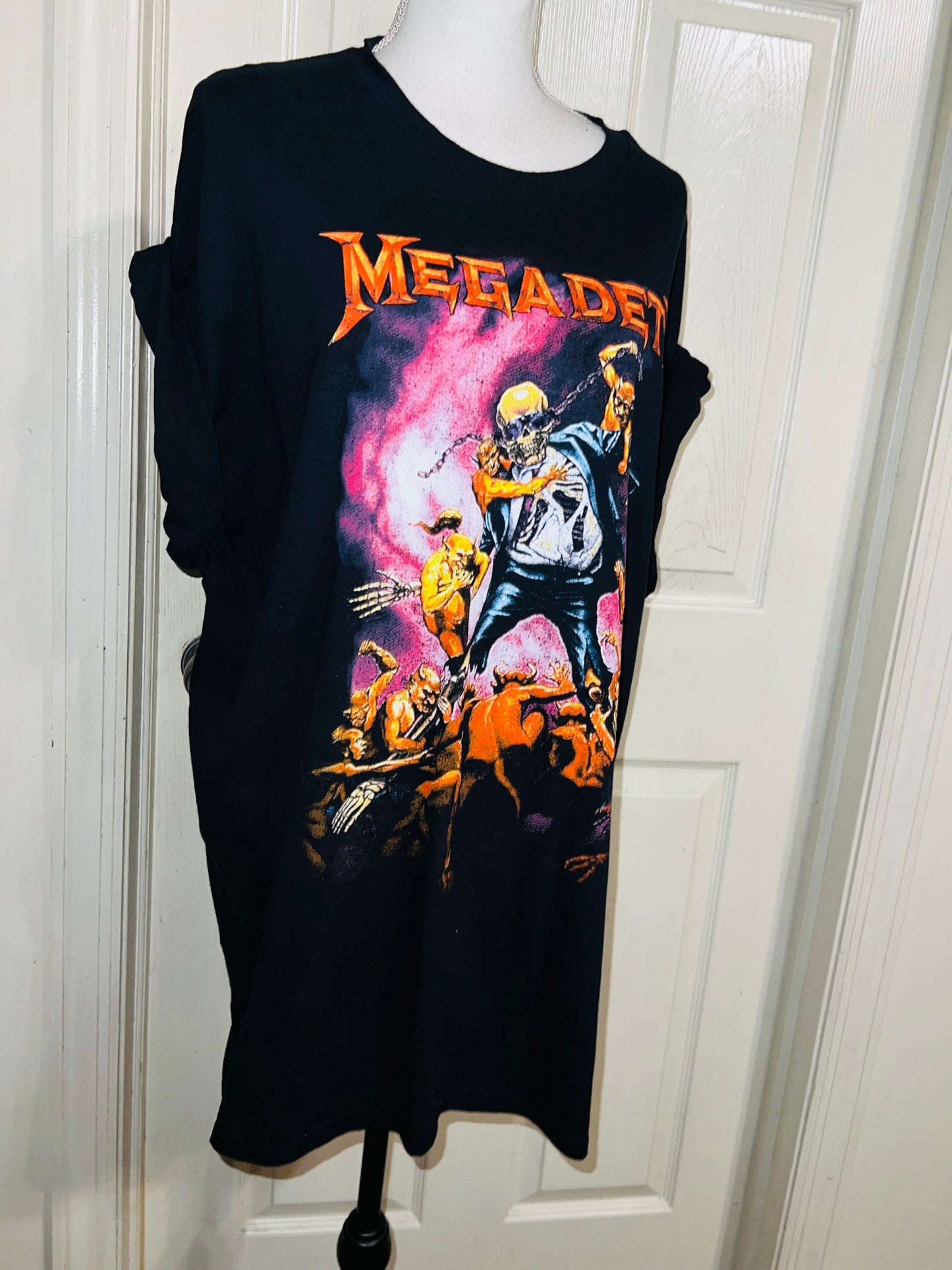 Megadeath Oversized Distressed Tee