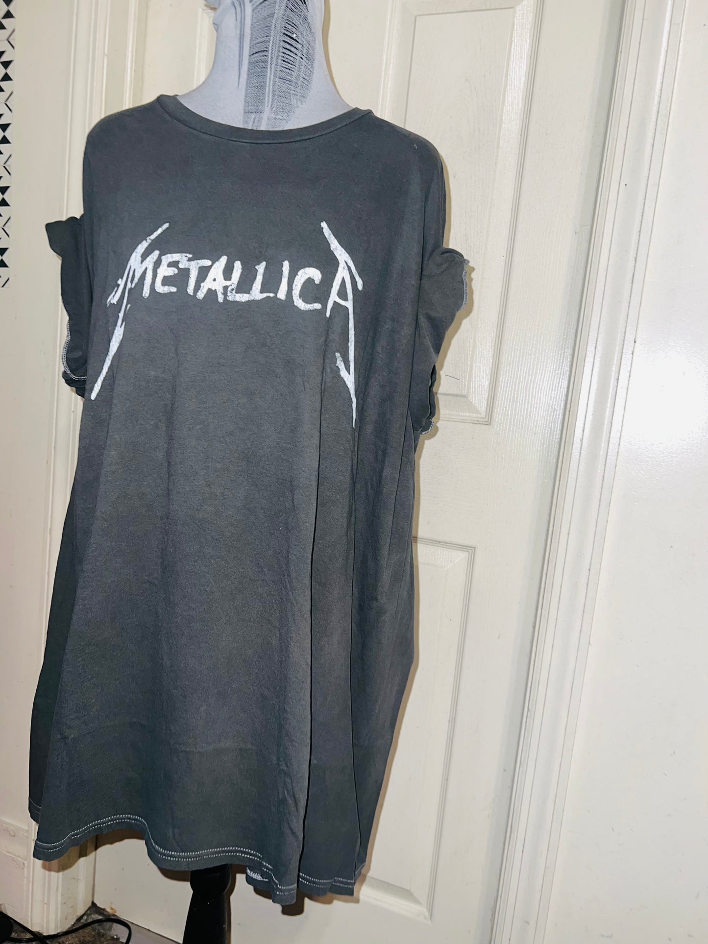 Metallica Double Sided Oversized Distressed Tee