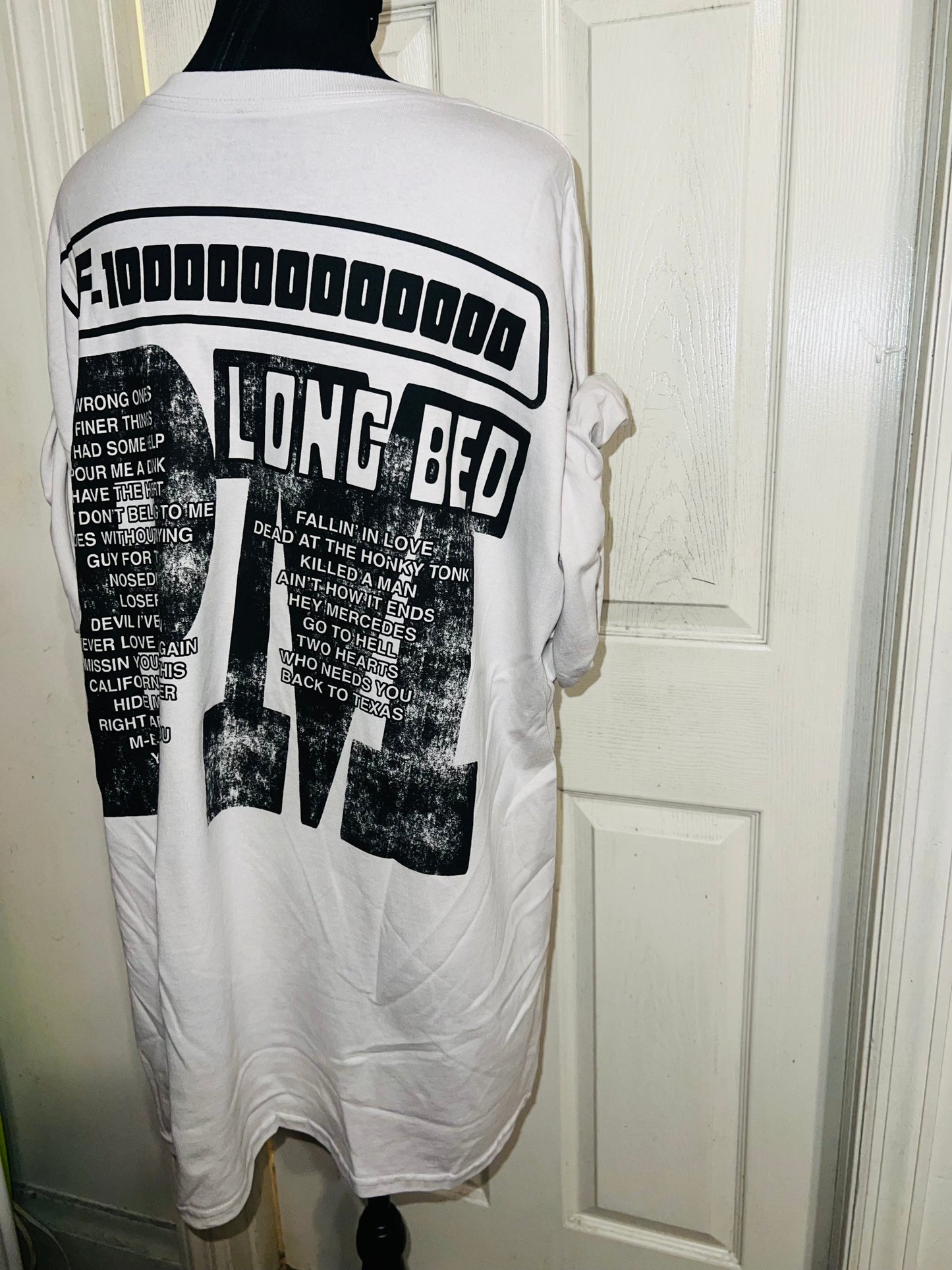 Post Malone Double Sided Oversized Distressed Tee