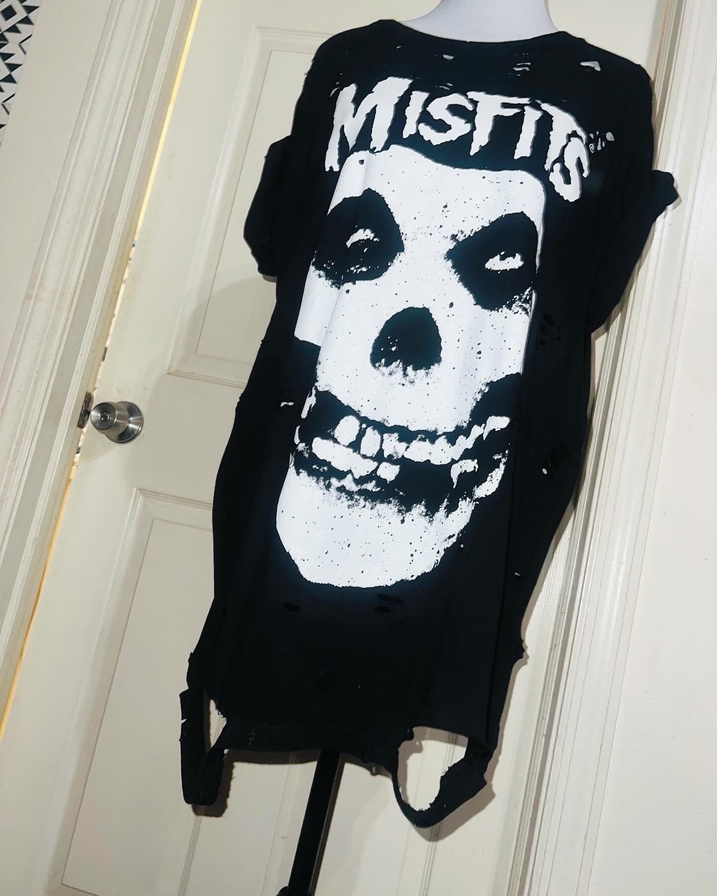 The Misfits Oversized Distressed Tee