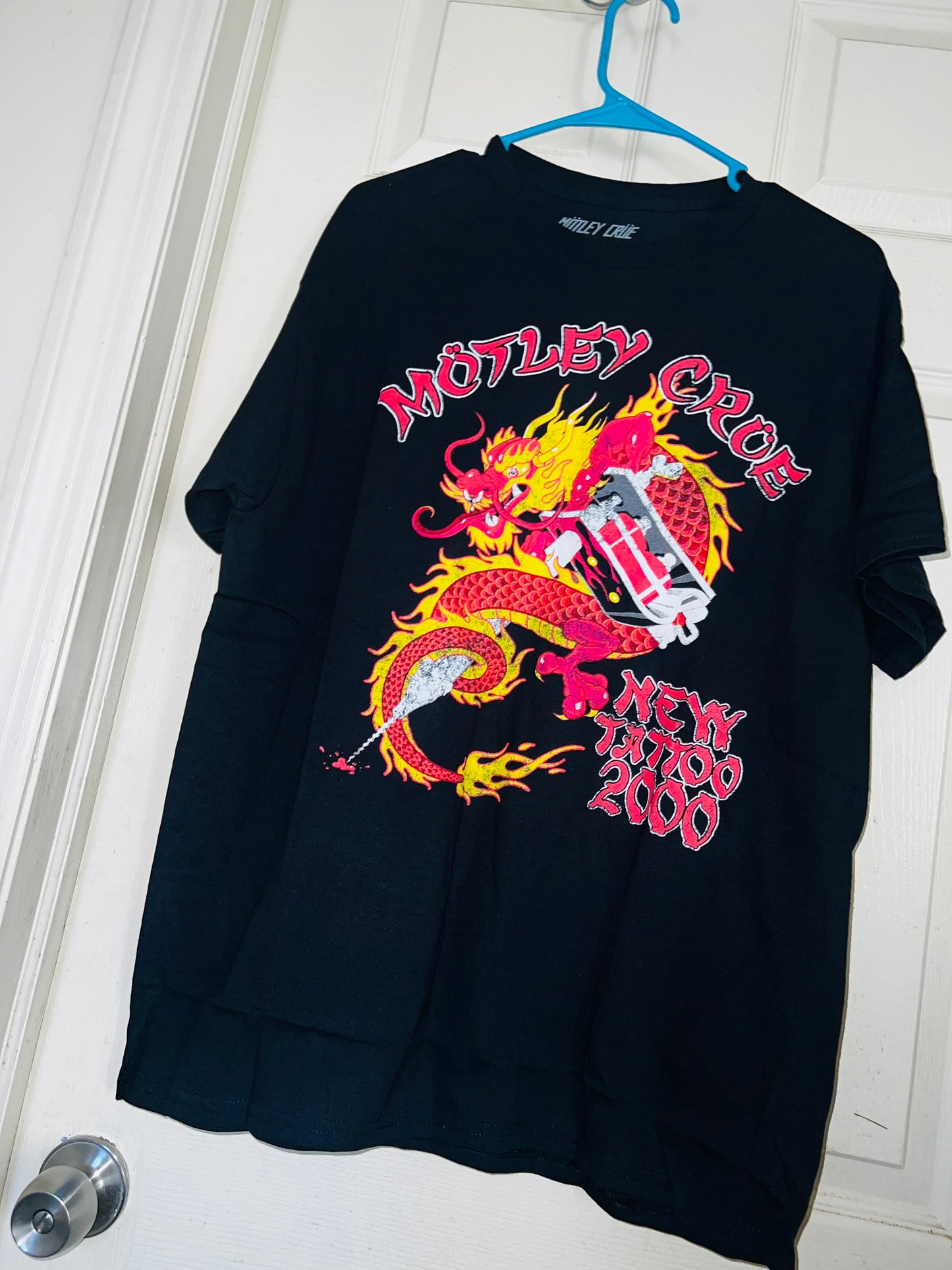 Motley Crue Double Sided Oversized Distressed Tee