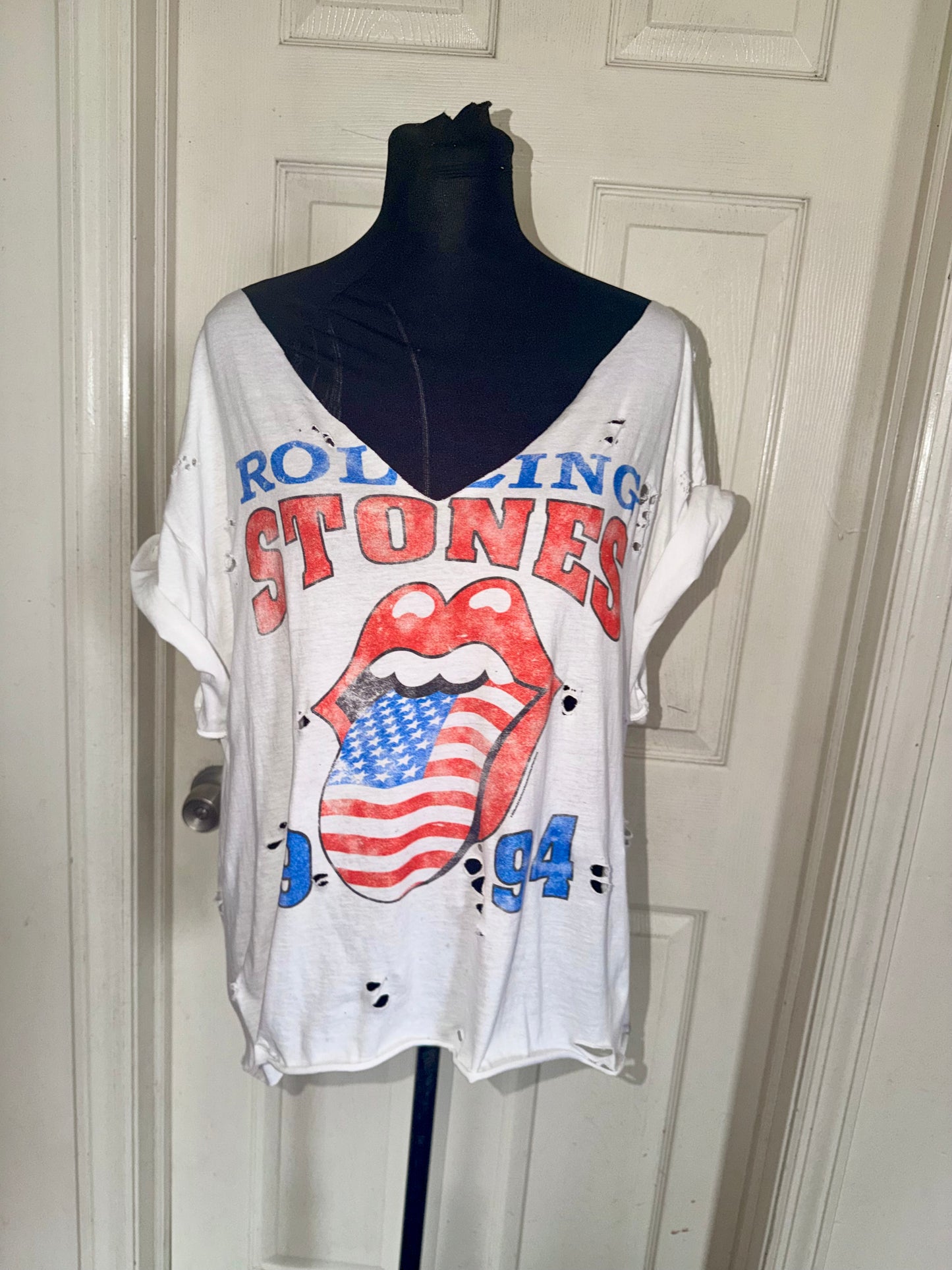 The Rolling Stones Open Back Bow Tee (as is)