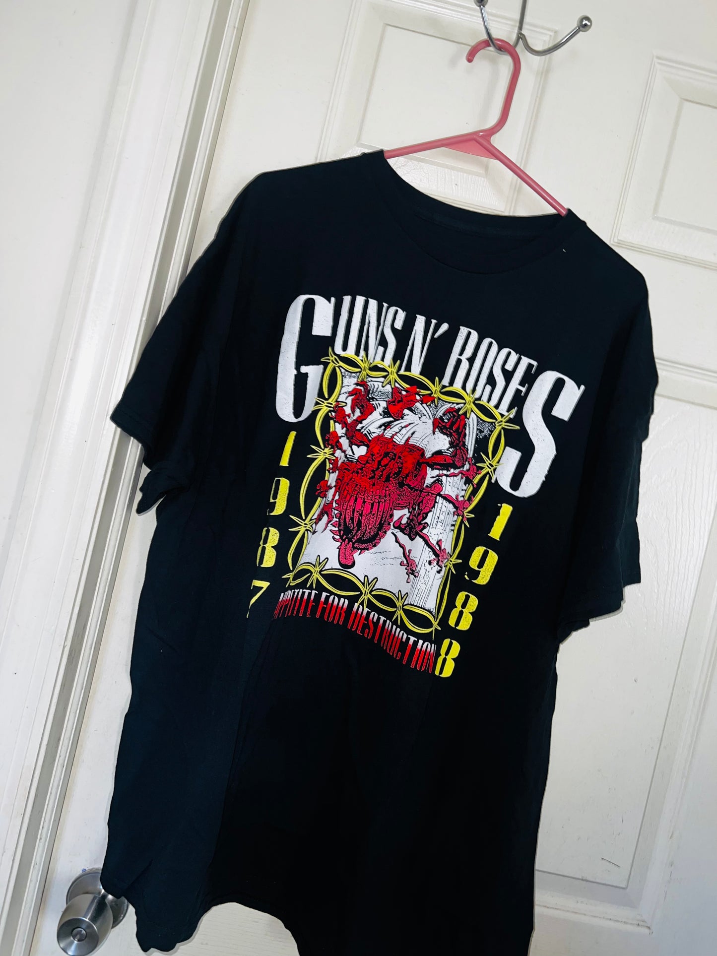 Guns n Roses Double Sided Distressed Tee 87-88