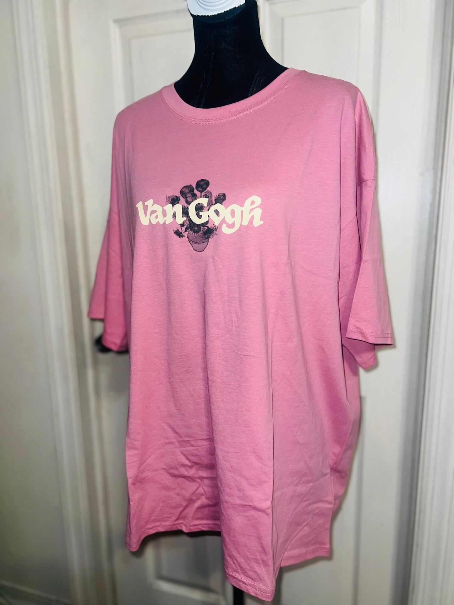 Vincent Van Gogh Double Sided Oversized Distressed Tee