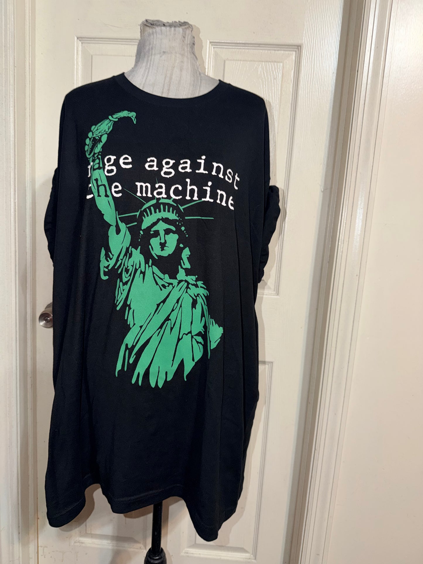 Rage Against the Machine Oversized Distressed Tee