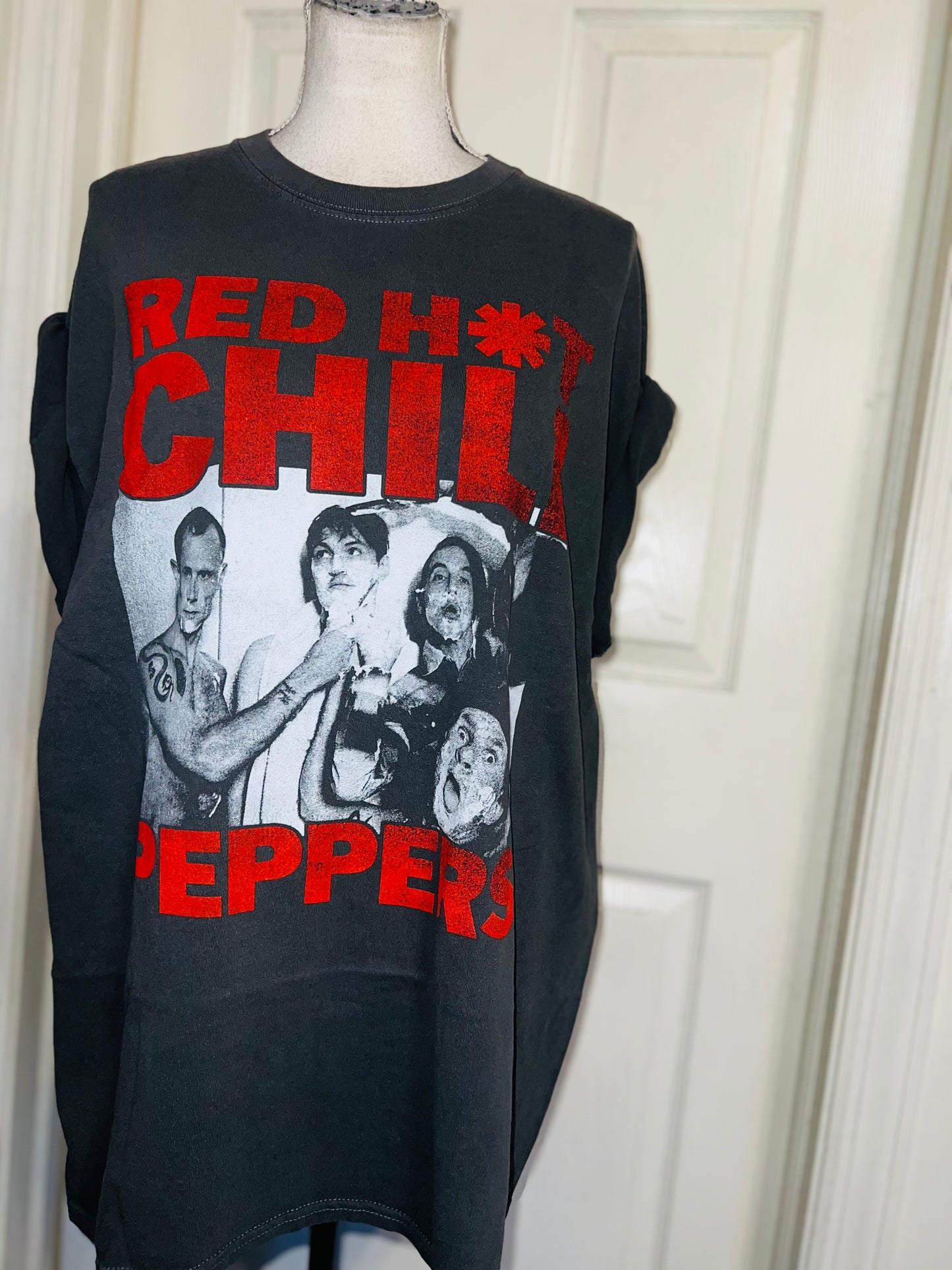Red Hot Chili Peppers Oversized Distressed Tee