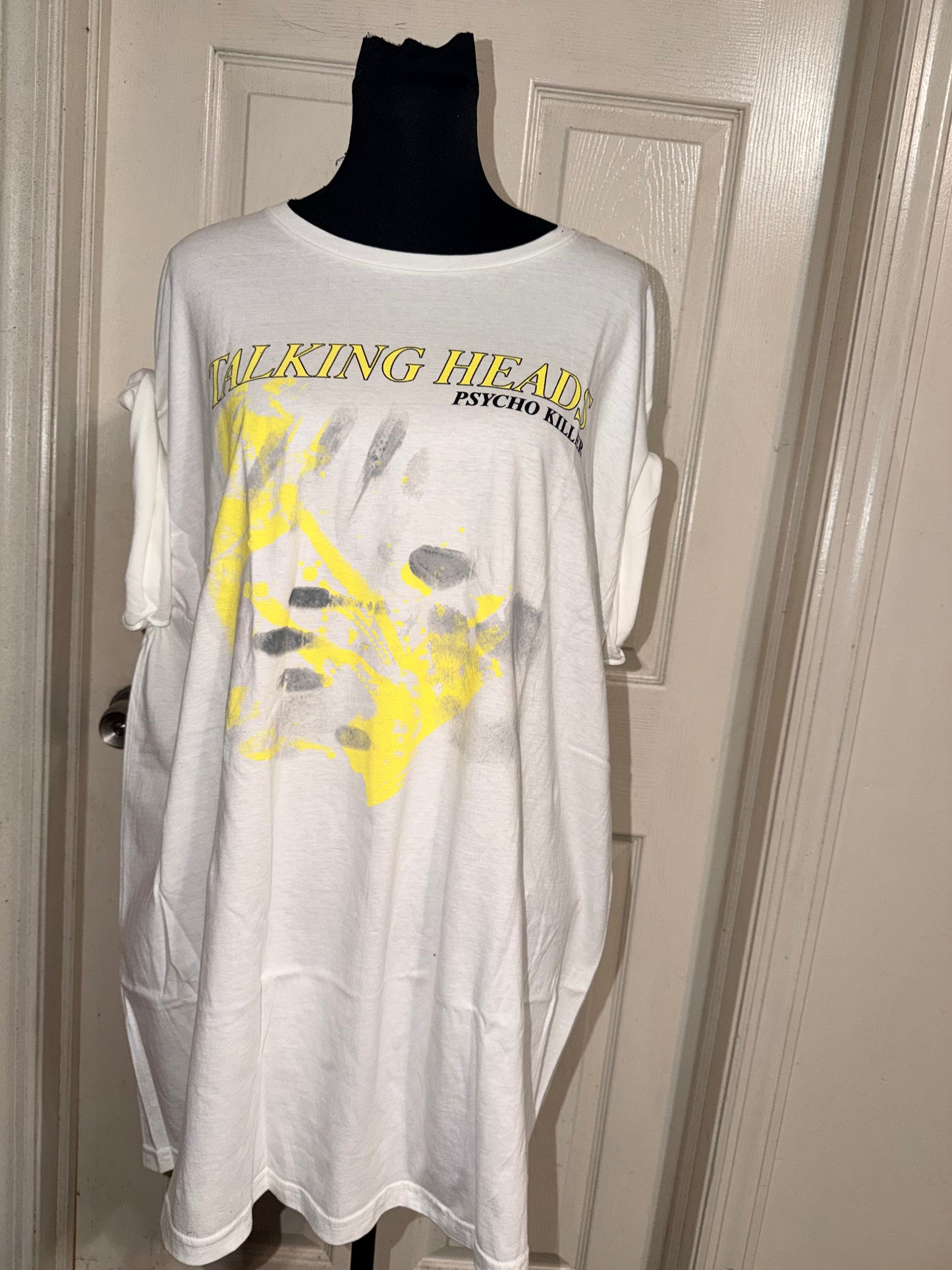 The Talking Heads Oversized Distressed Tee
