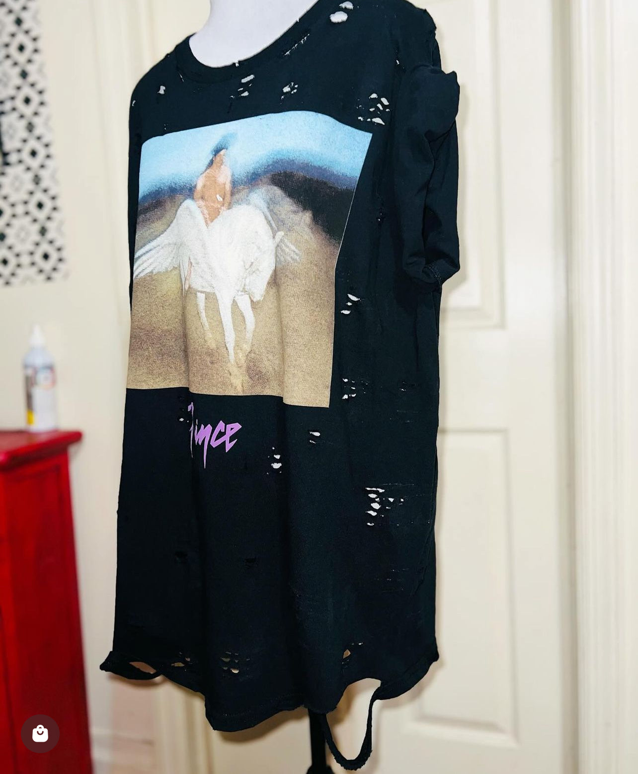 Prince Oversized Distressed Tee