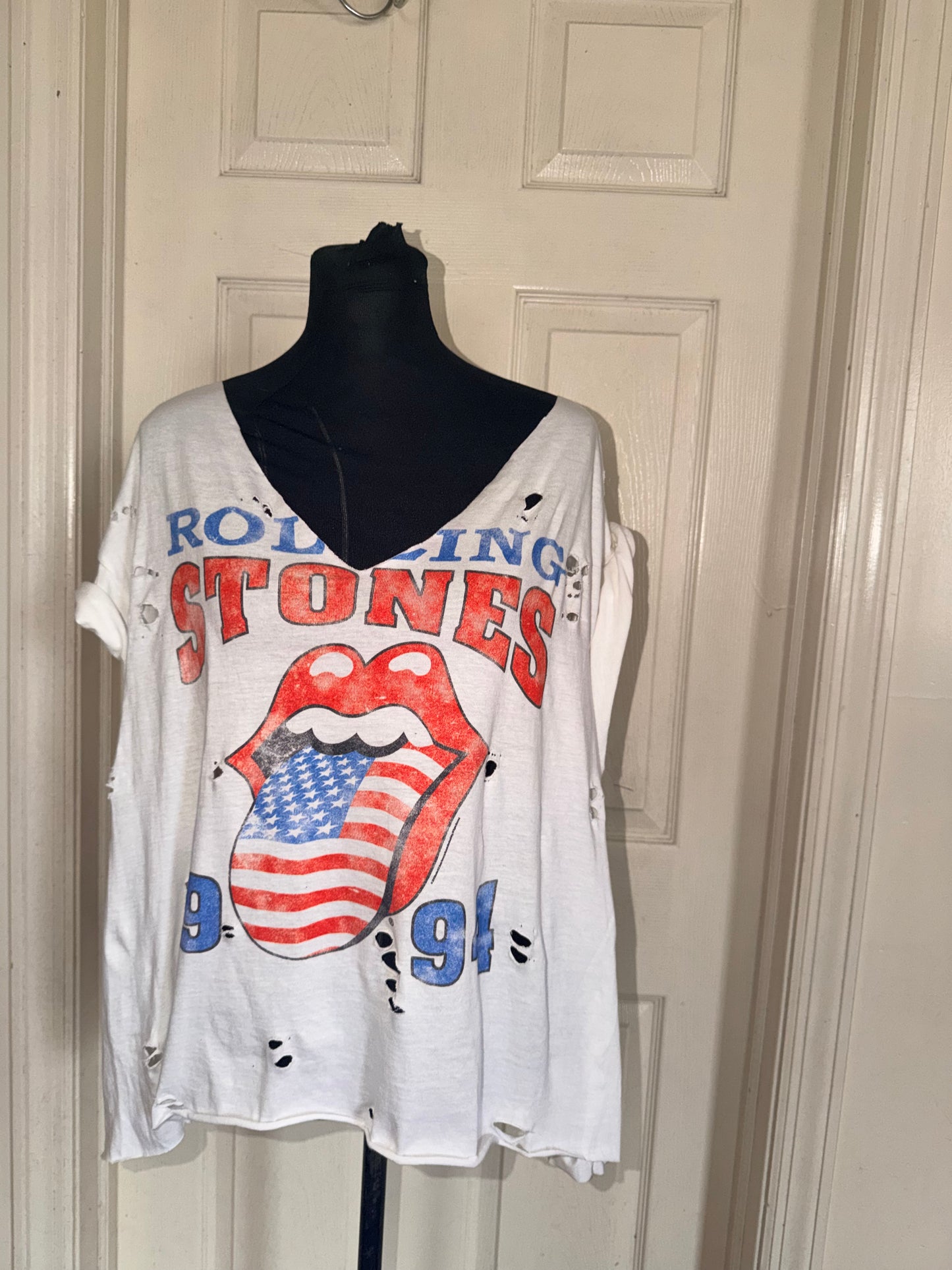 The Rolling Stones Open Back Bow Tee (as is)