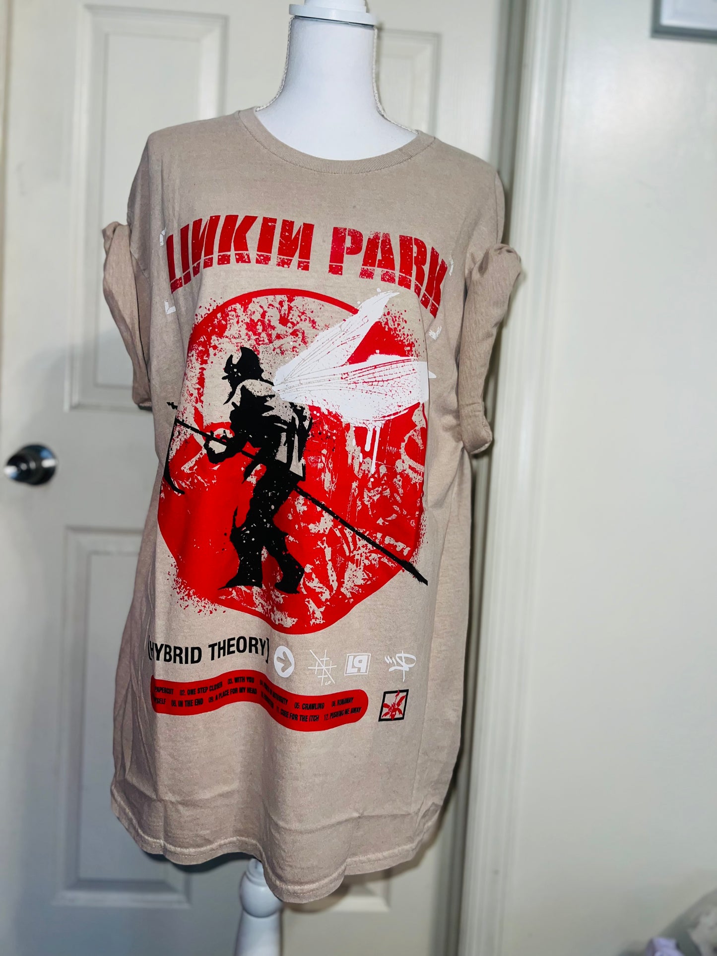 Linkin Park Oversized Distressed Tee