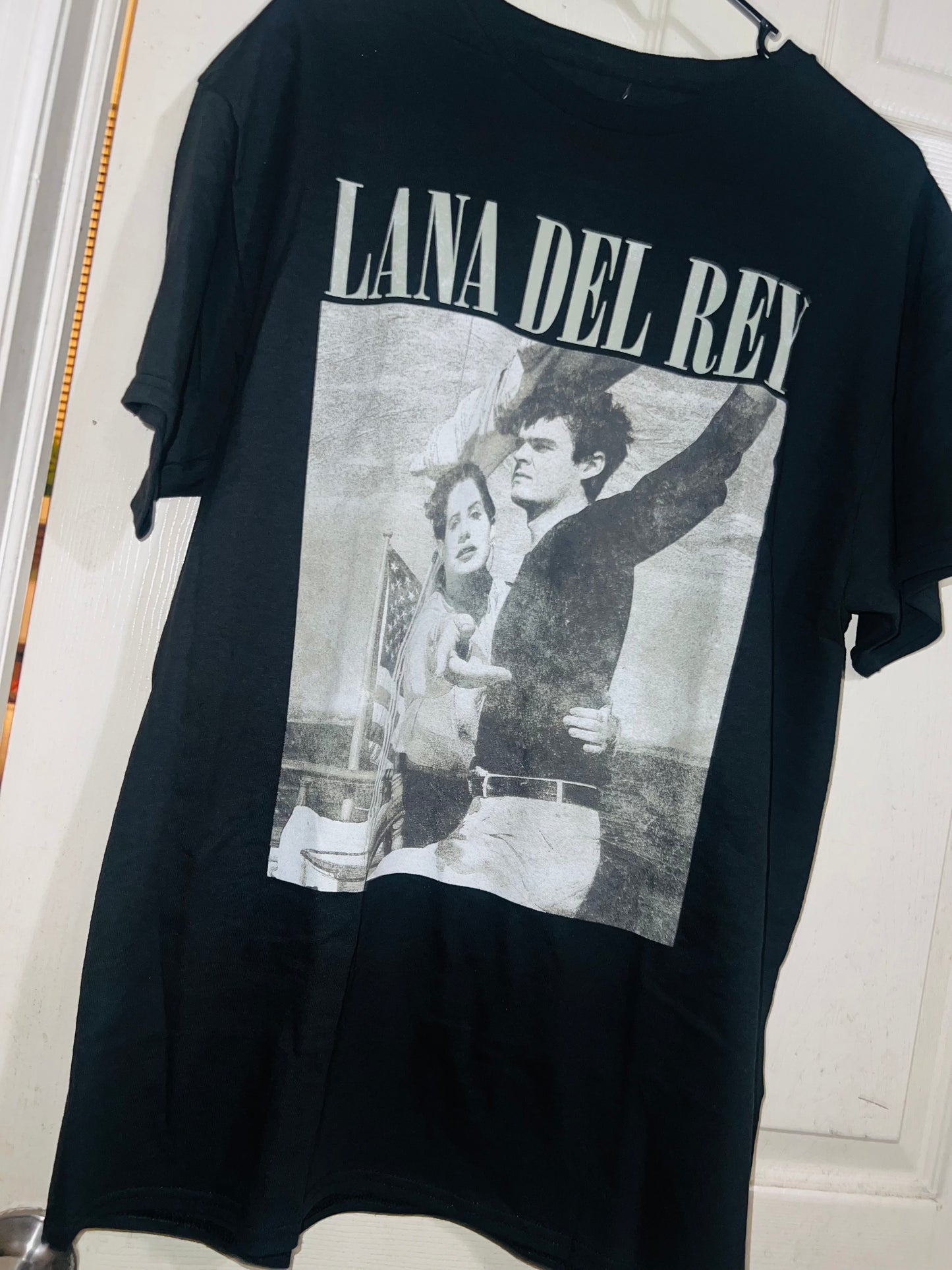 Lana Del Rey Norman Fing Rockwell Oversized Distressed Tee