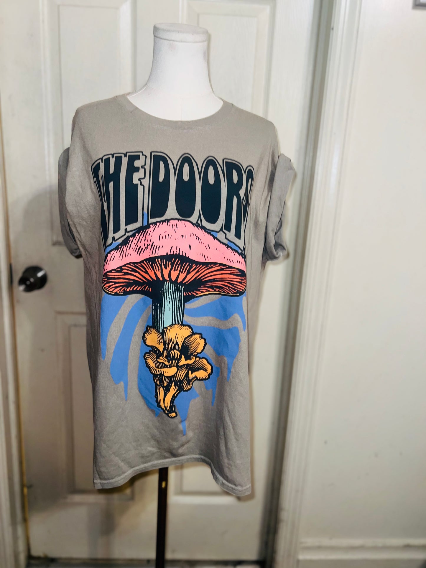 The Doors Double Sided Oversized Distressed Tee