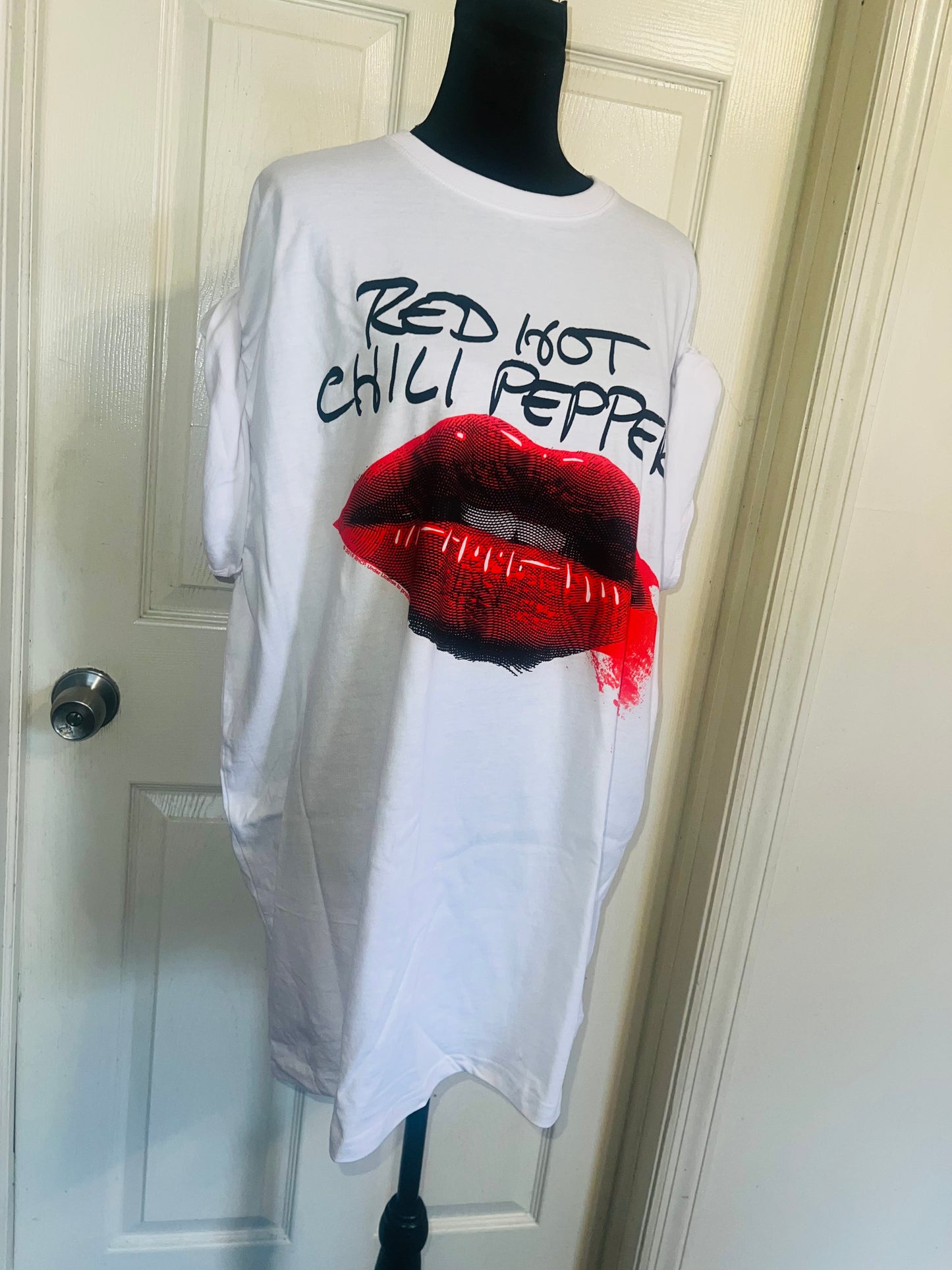 Red Hot Chili Peppers Oversized Distressed Tee
