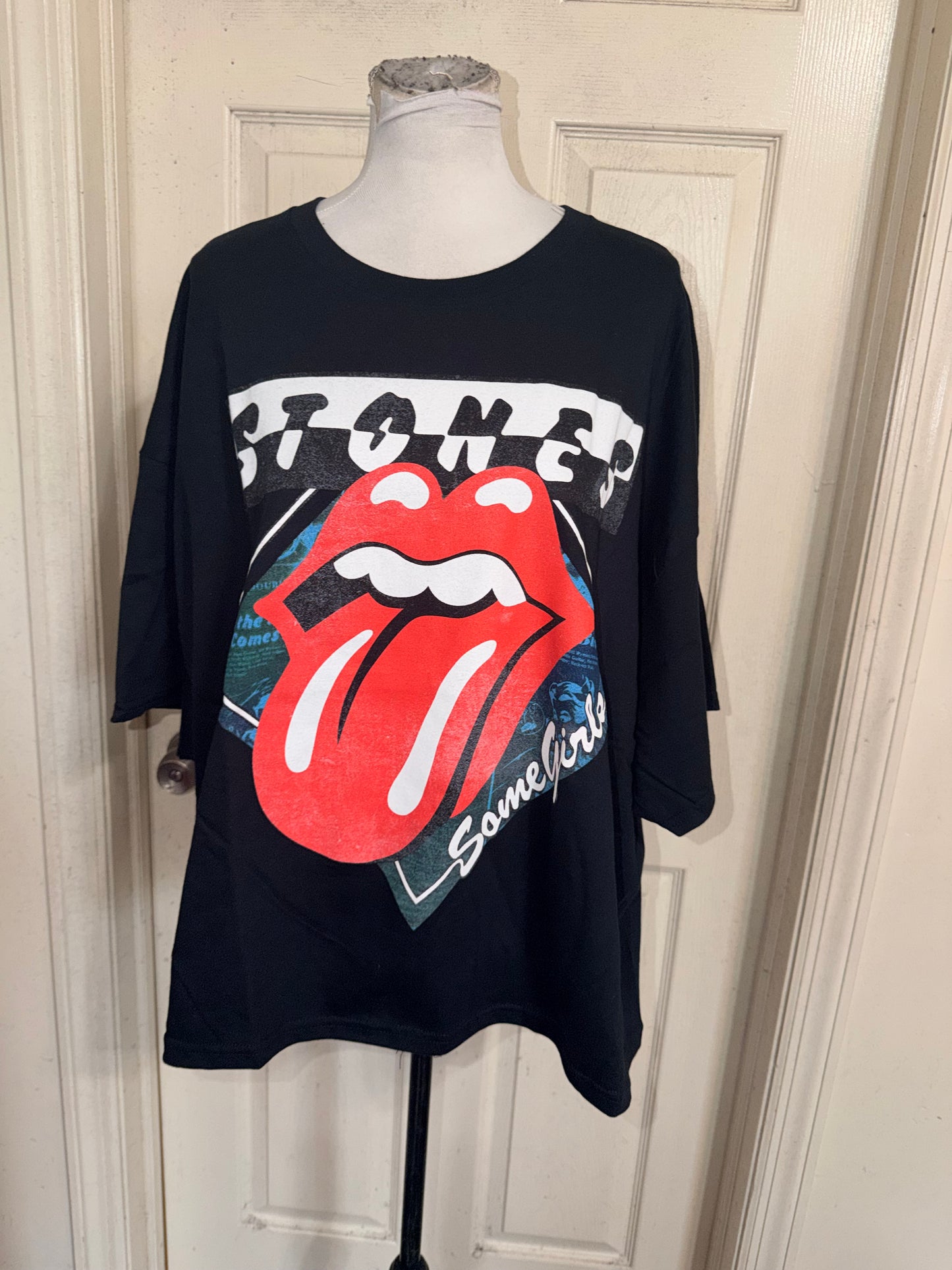 The Rolling Stones Oversized Distressed Tee