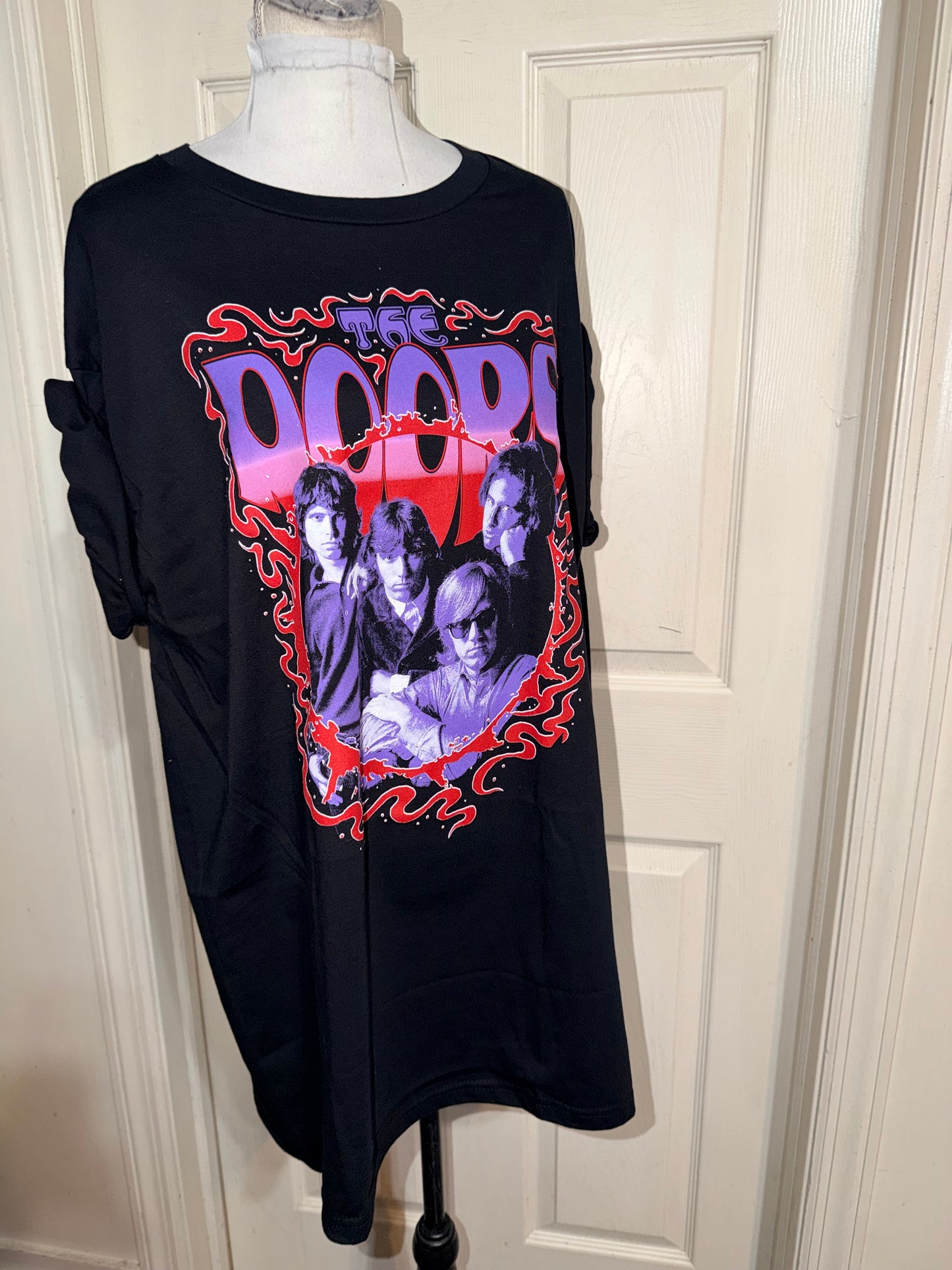 The Doors Double Sided Oversized Distressed Tee