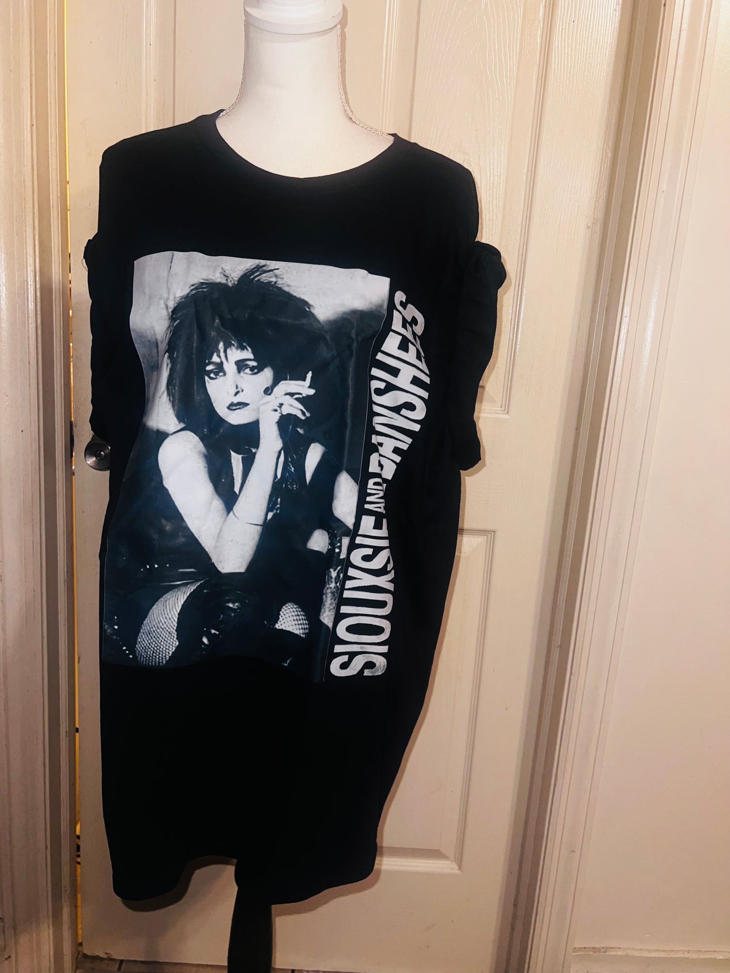 Siouxsie and the Banshees Oversized Distressed Tee