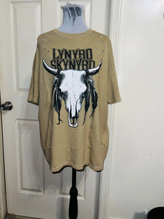 Lynyrd Skynyrd Oversized Distressed Tee