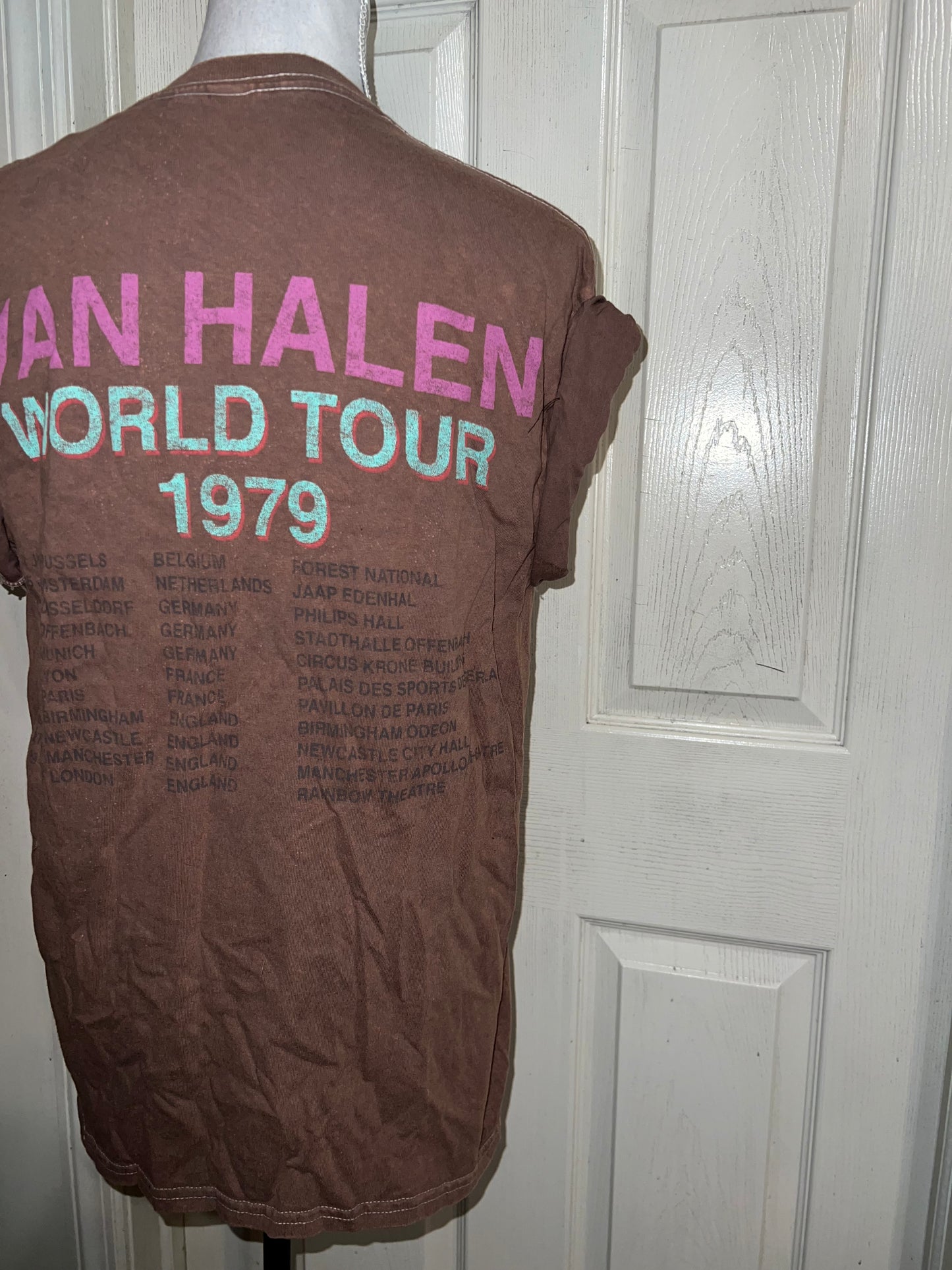 Van Halen 1979 Oversized Distressed Tee