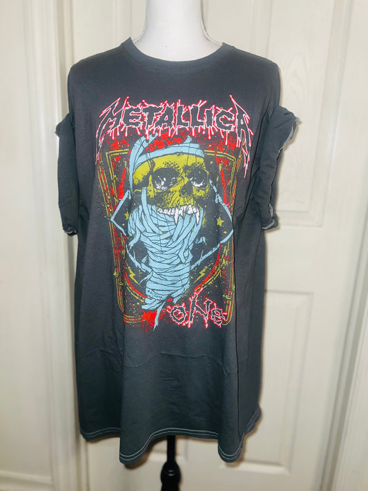 Metallica Oversized Distressed Tee