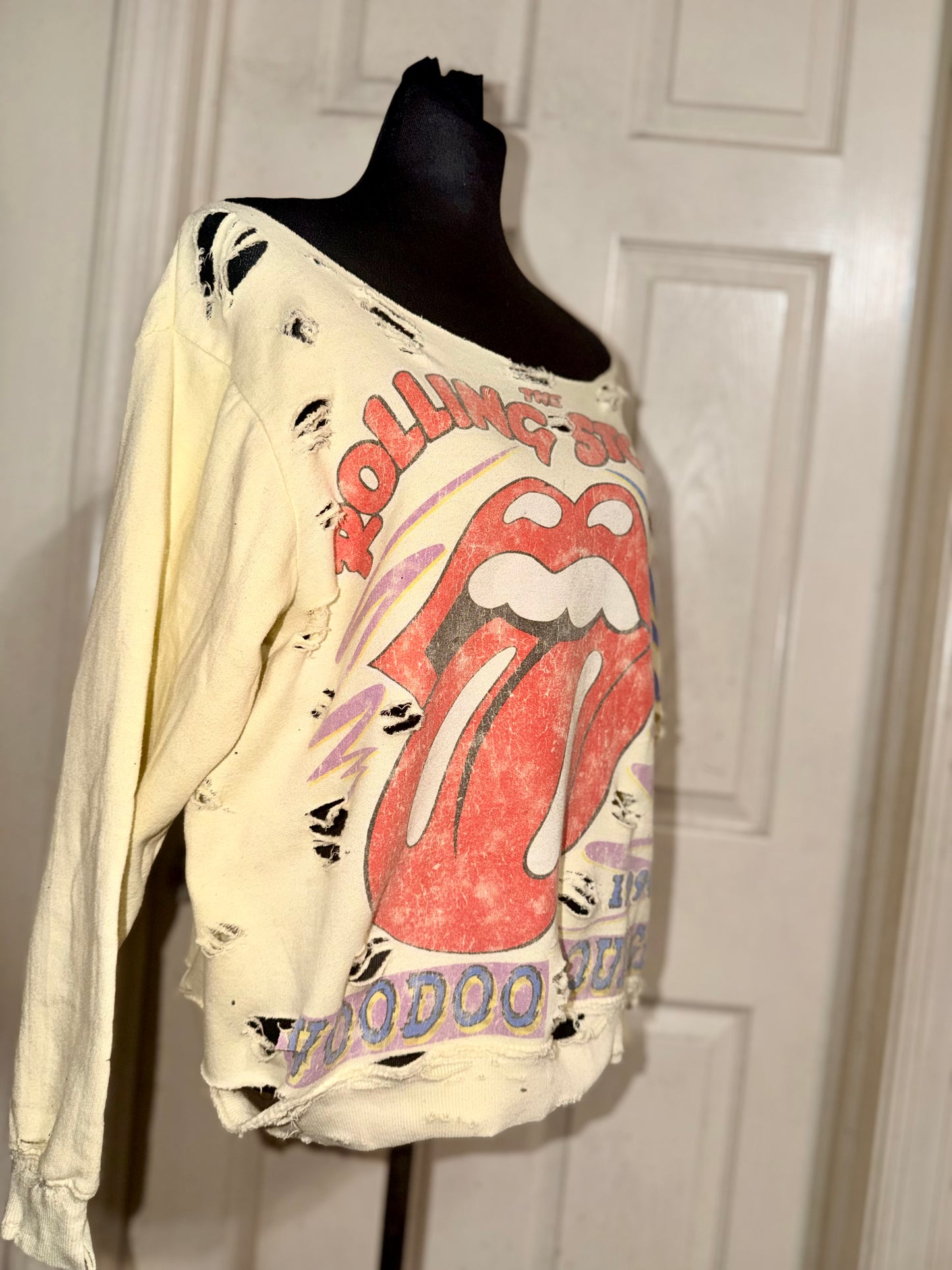 The Rolling Stones Distressed Sweatshirt