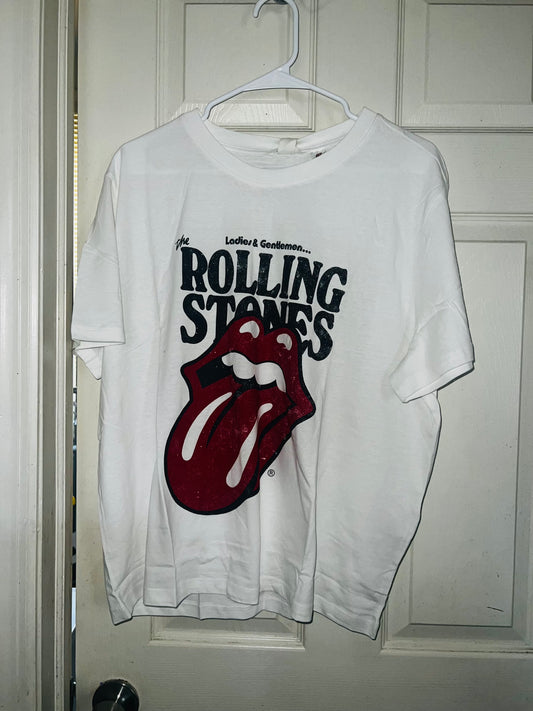 The Rolling Stones White Oversized Tee
