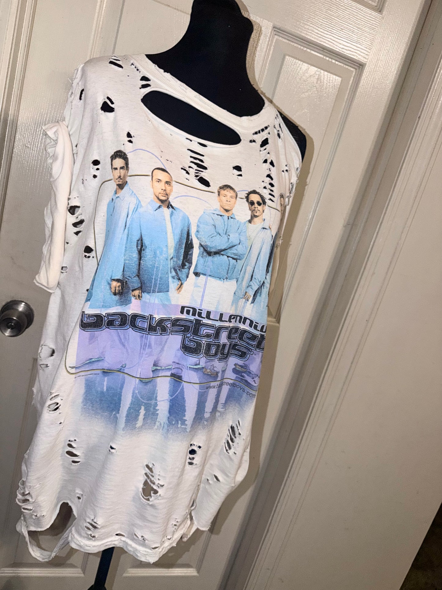 Backstreet Boys Vintage Double Sided Distressed Tee (as is)