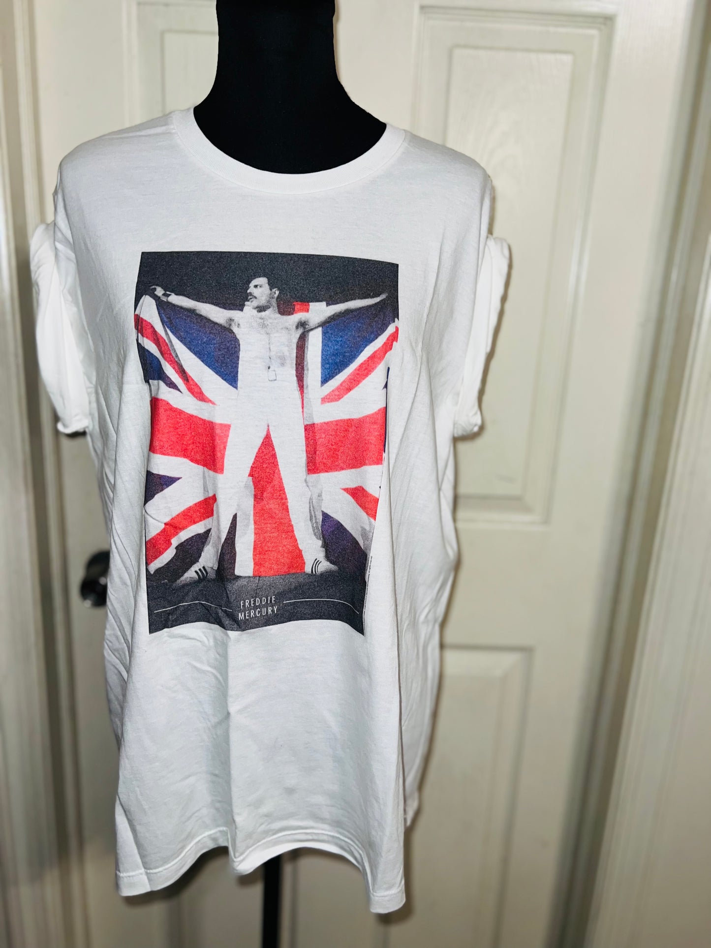 Freddie Mercury Oversized Distressed Vintage Tee