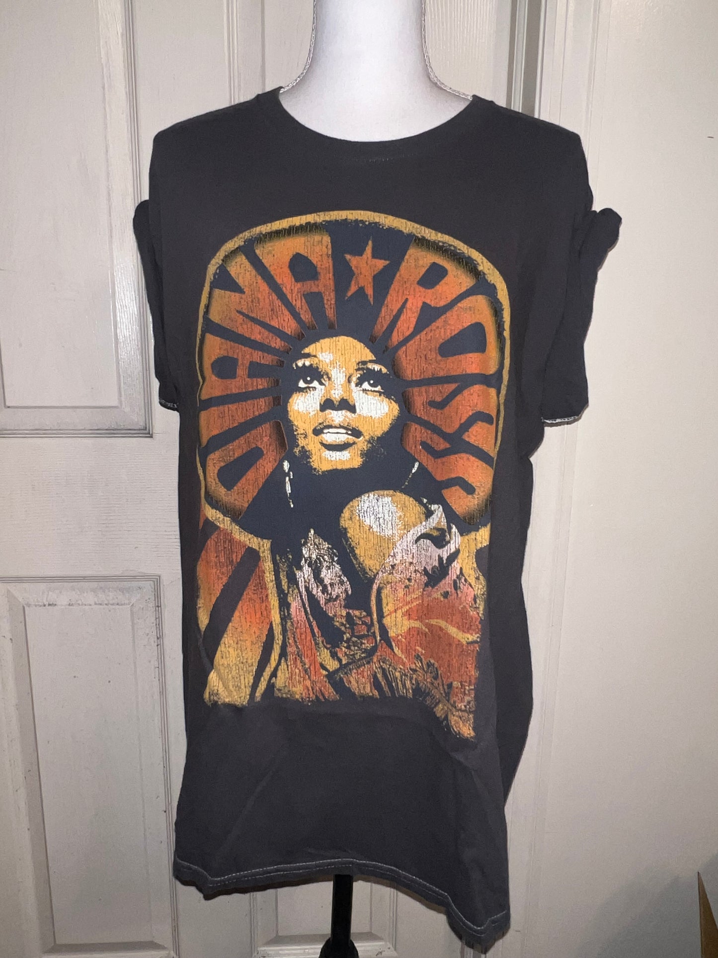 Diana Ross Oversized Distressed T-Shirt