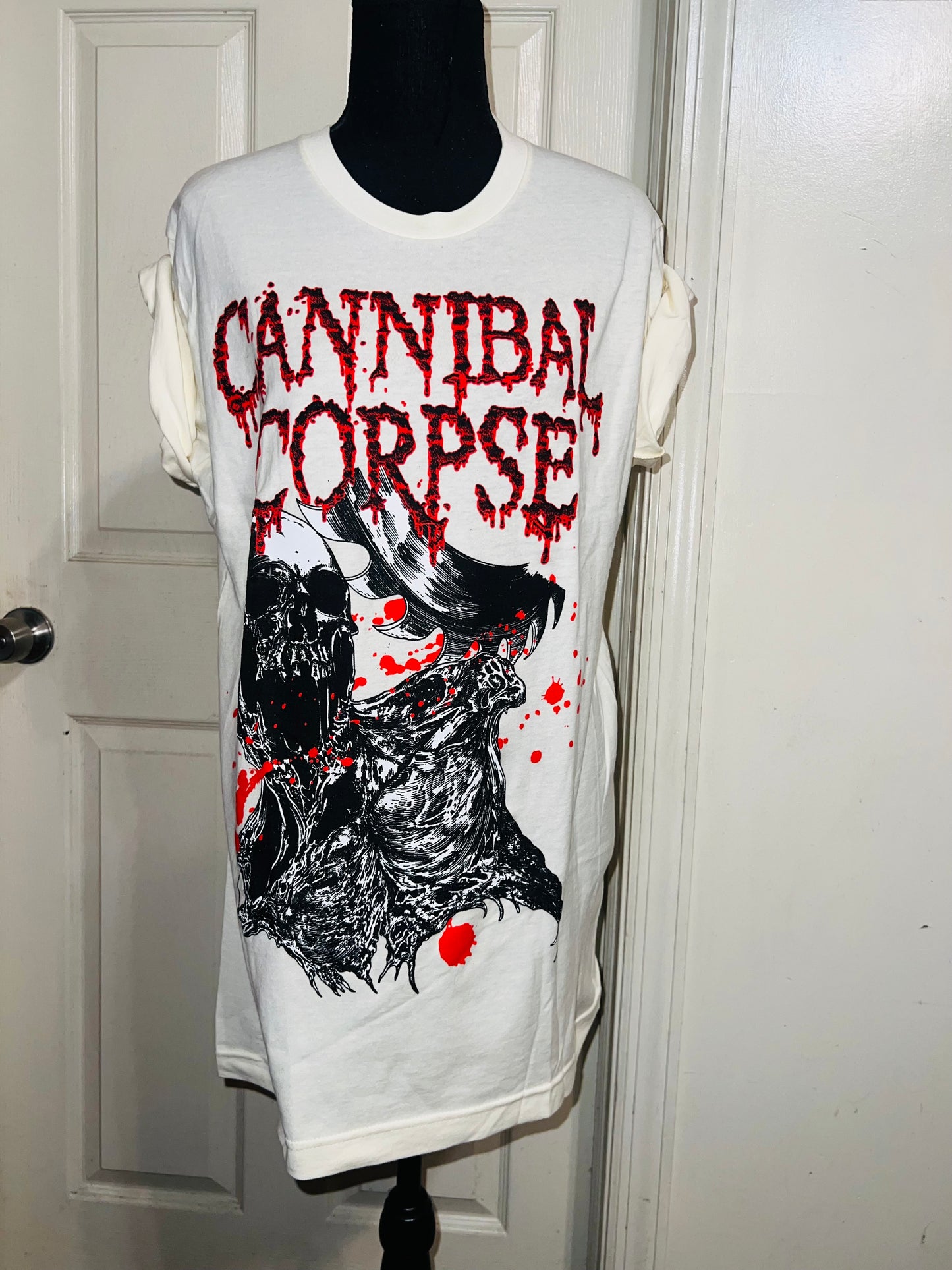 Cannibal Corpse Oversized Distressed Tee