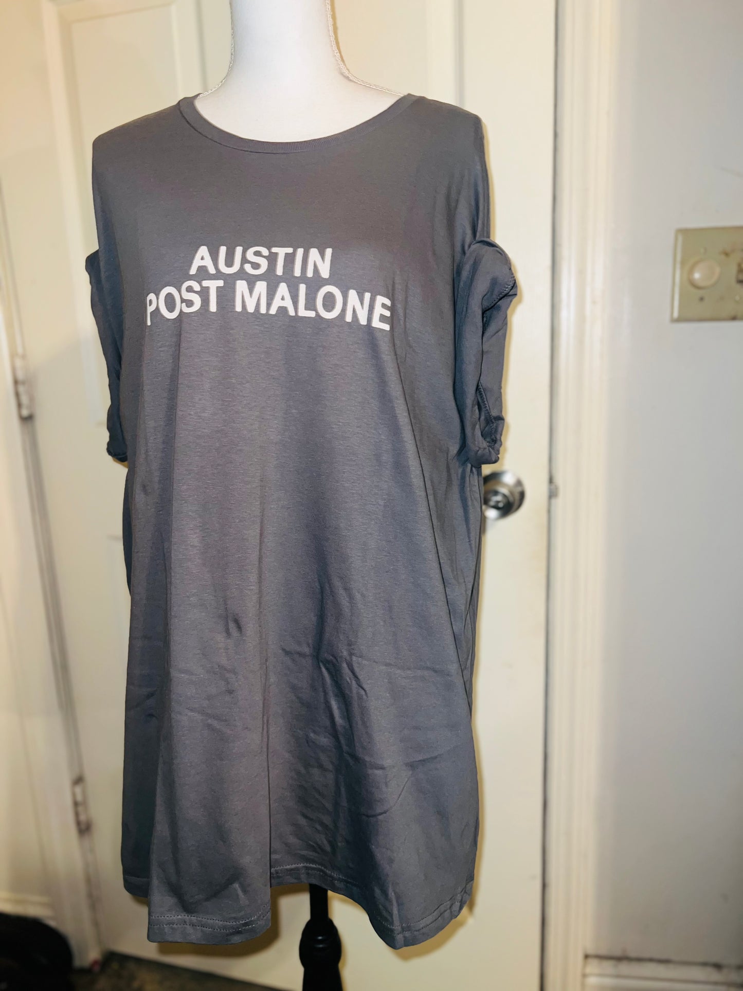 Post Malone Double Sided Oversized Distressed Tee