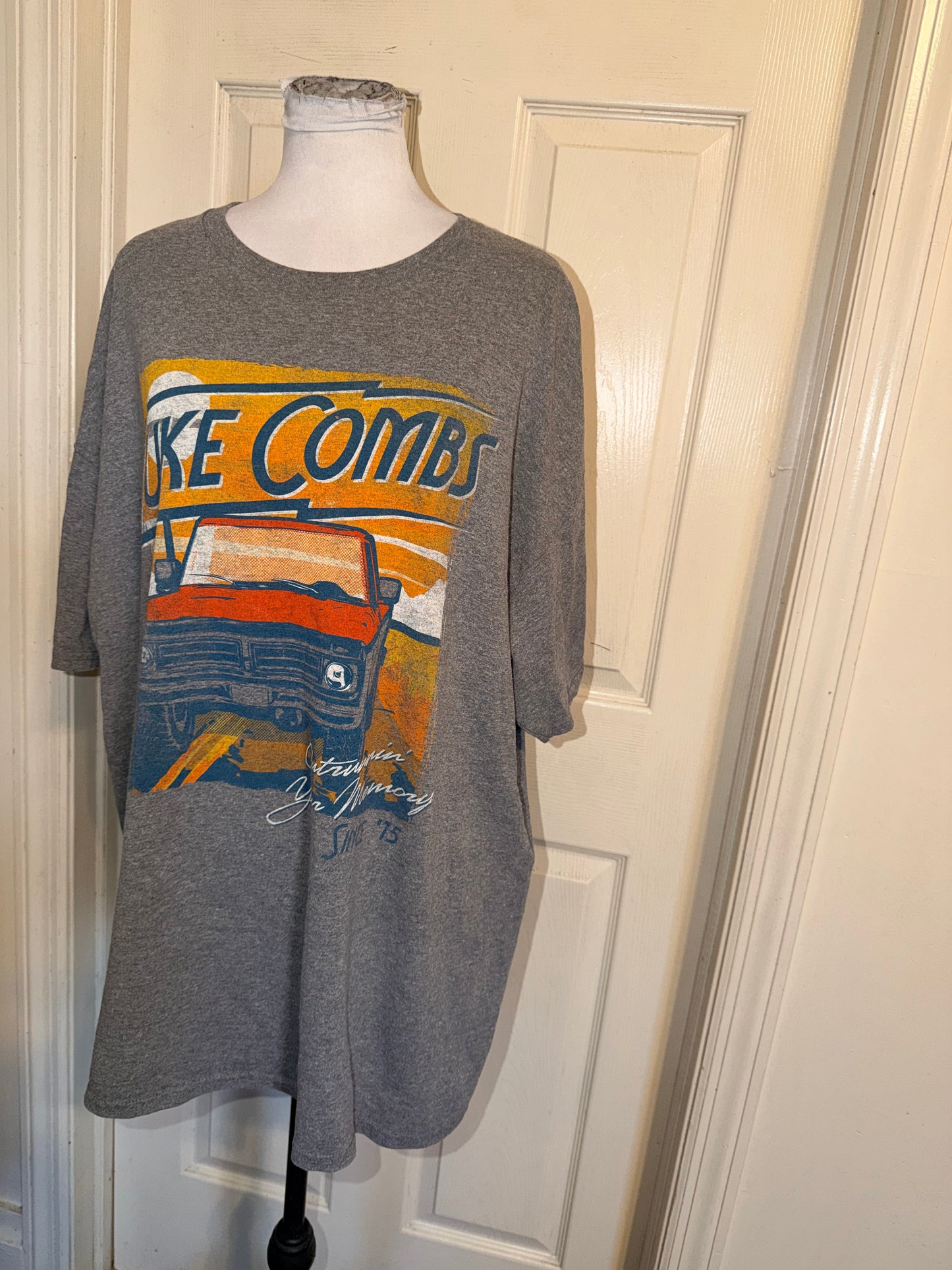 Luke Combs Oversized Distressed Tee