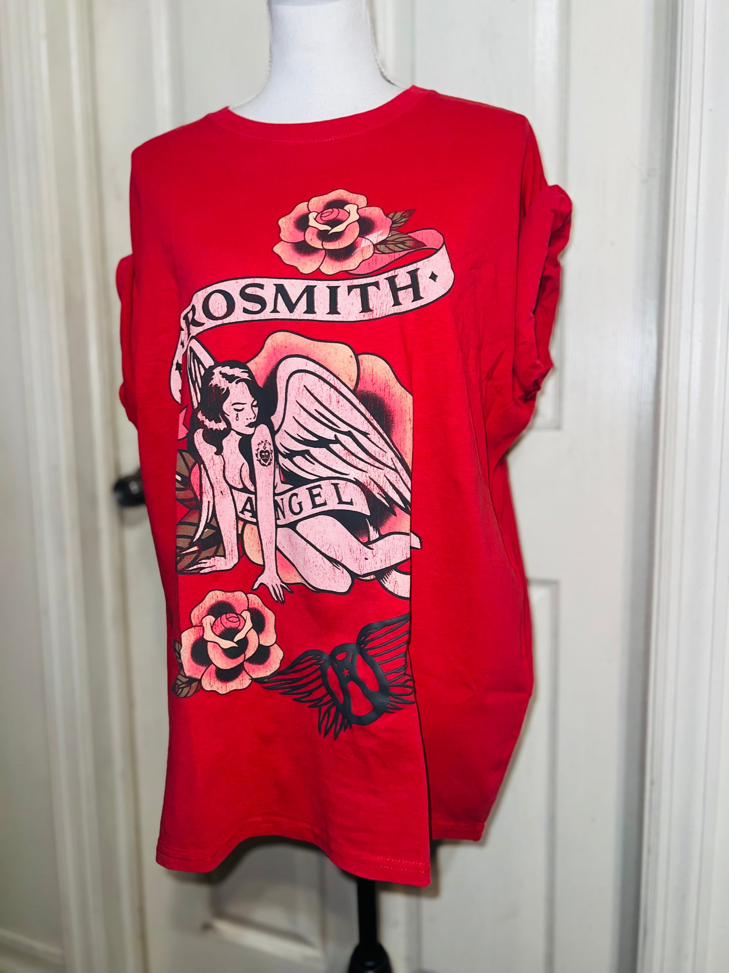 Aerosmith Oversized Distressed Tee