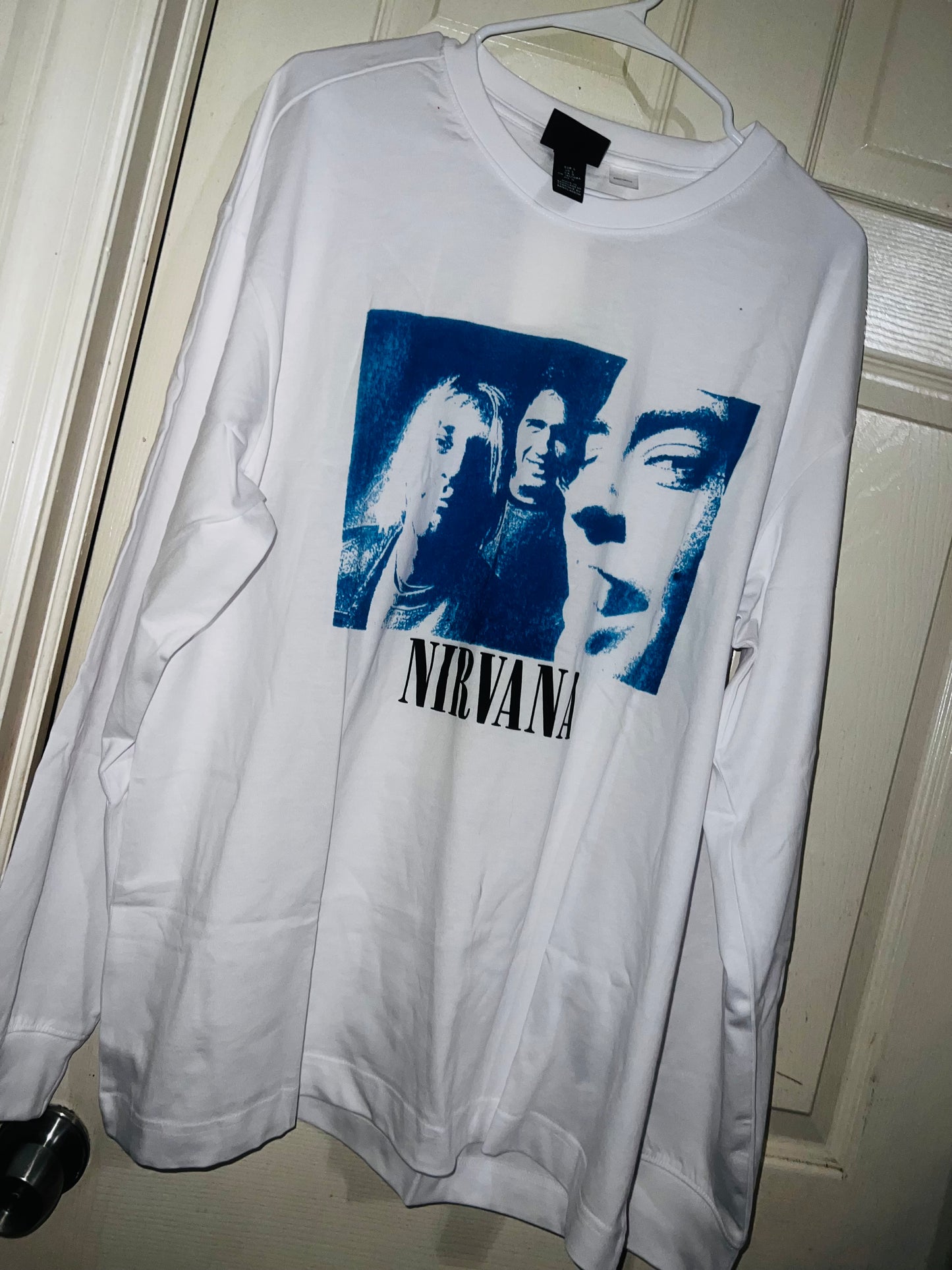 Nirvana Long Sleeve Oversized Shirt