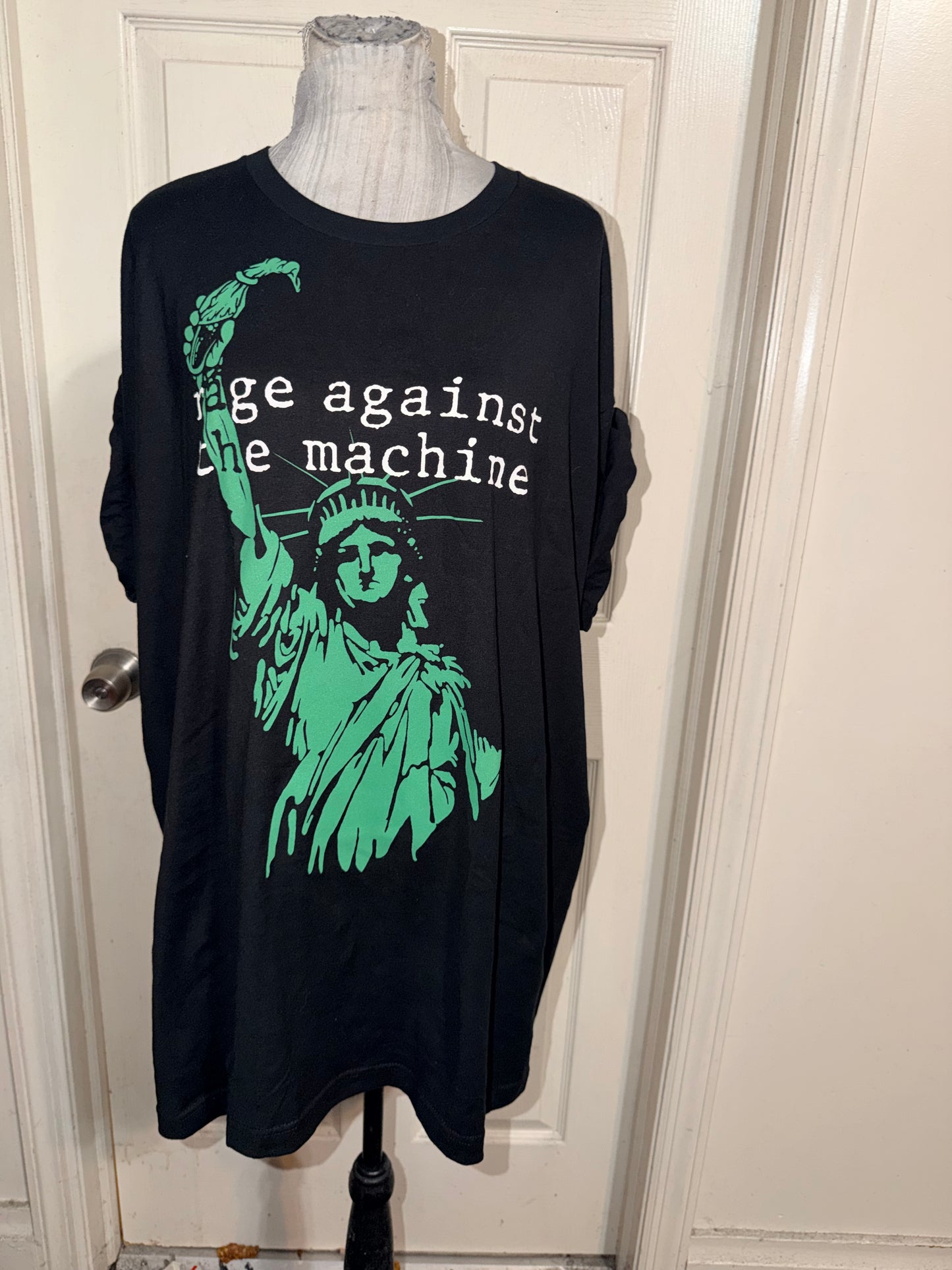 Rage Against the Machine Oversized Distressed Tee