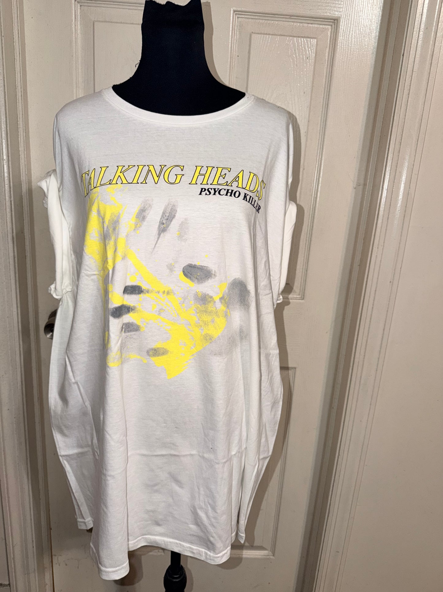 The Talking Heads Oversized Distressed Tee