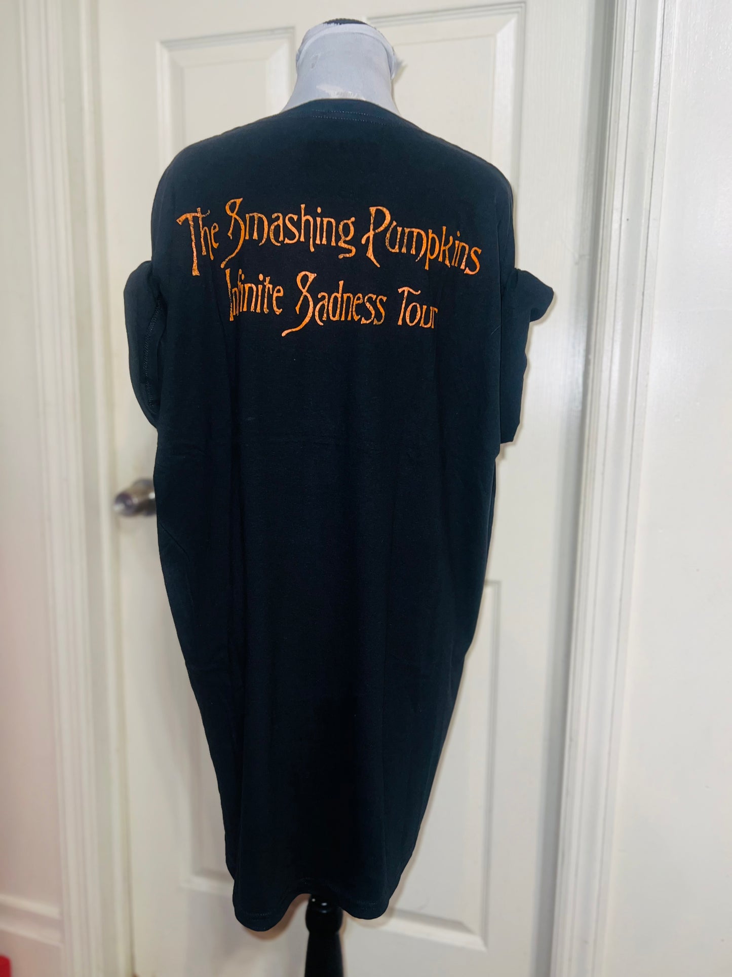 The Smashing Pumpkins Tour Double Sided Oversized Distressed Tee