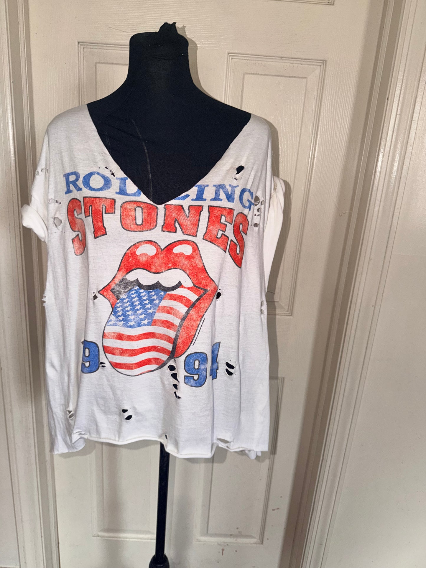 The Rolling Stones Open Back Bow Tee (as is)