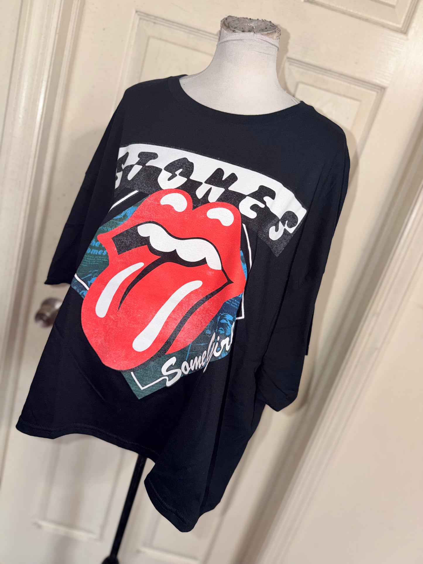 The Rolling Stones Oversized Distressed Tee