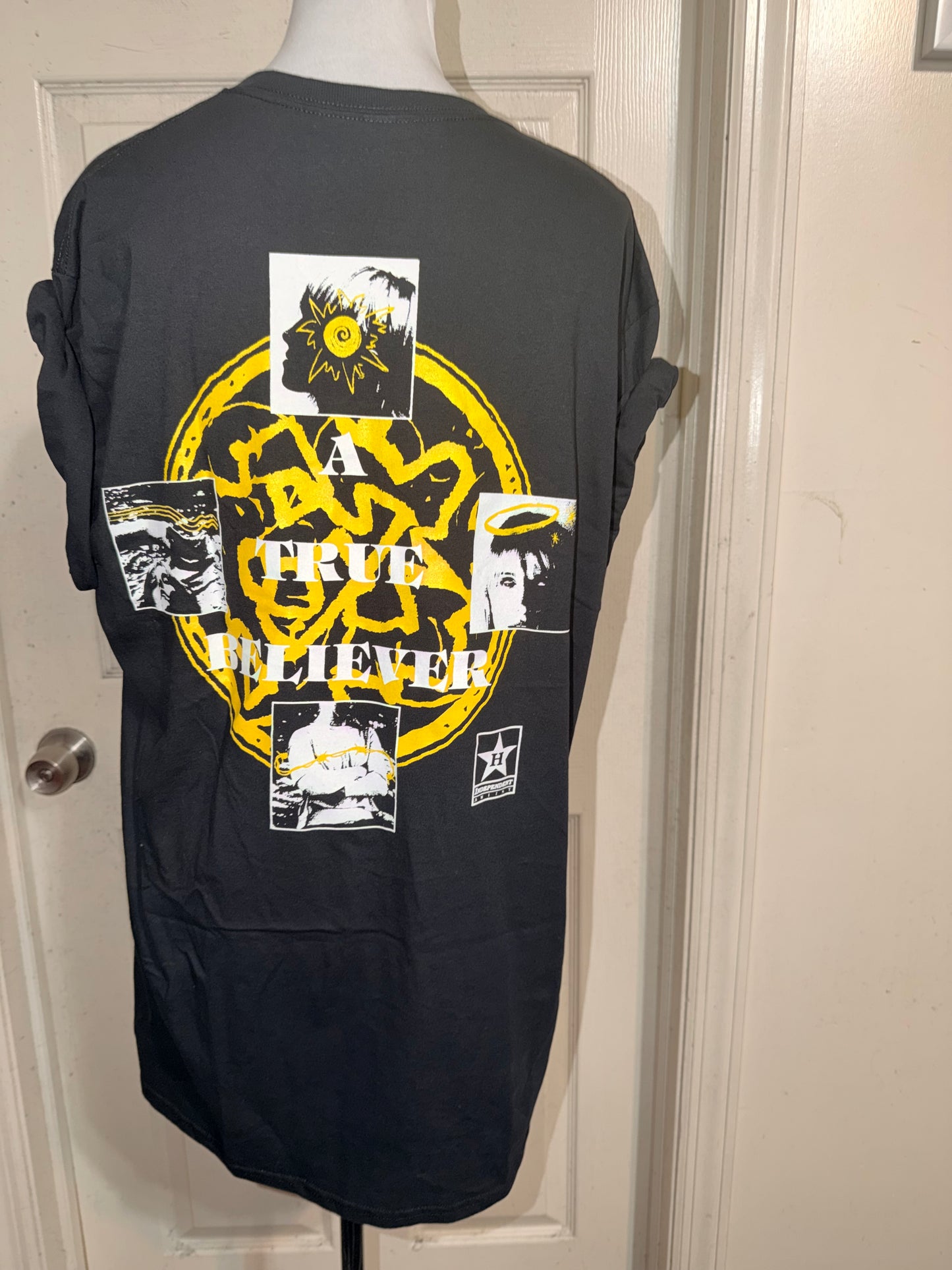 Hayley Williams Double Sided Oversized Distressed Tee