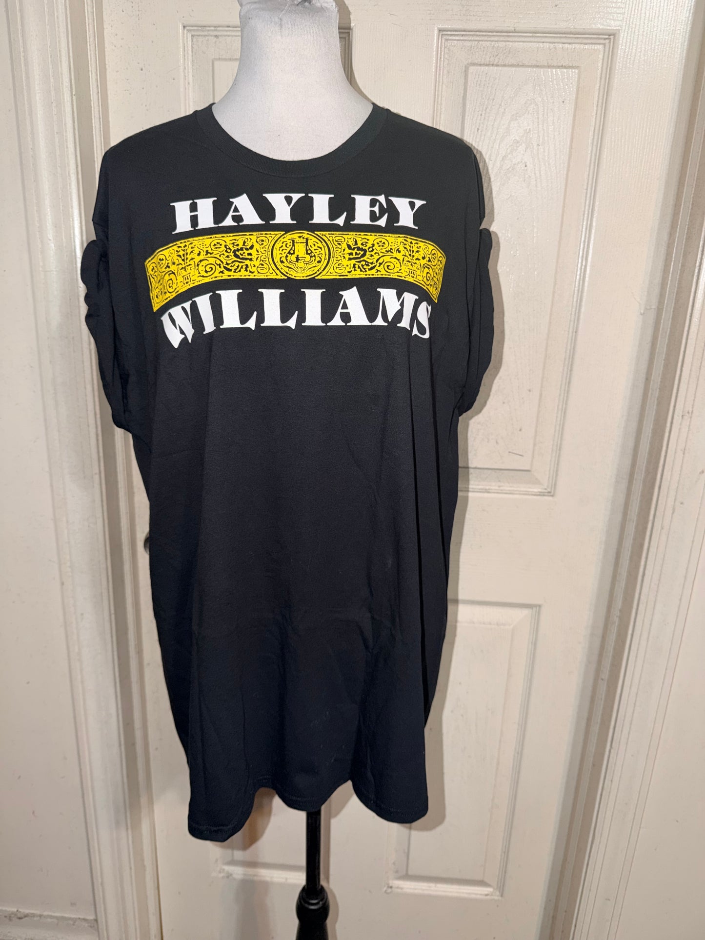 Hayley Williams Double Sided Oversized Distressed Tee