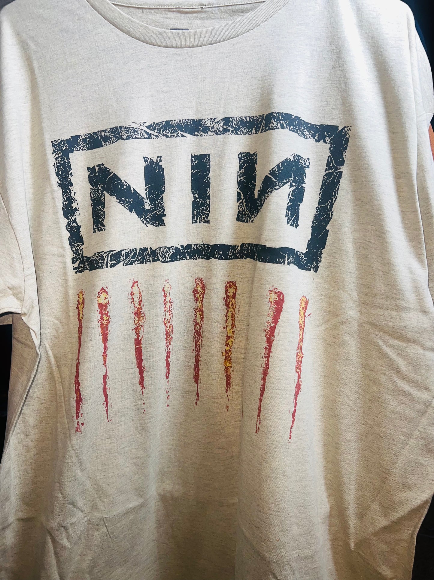 Nine Inch Nails Oversized Distressed Tee