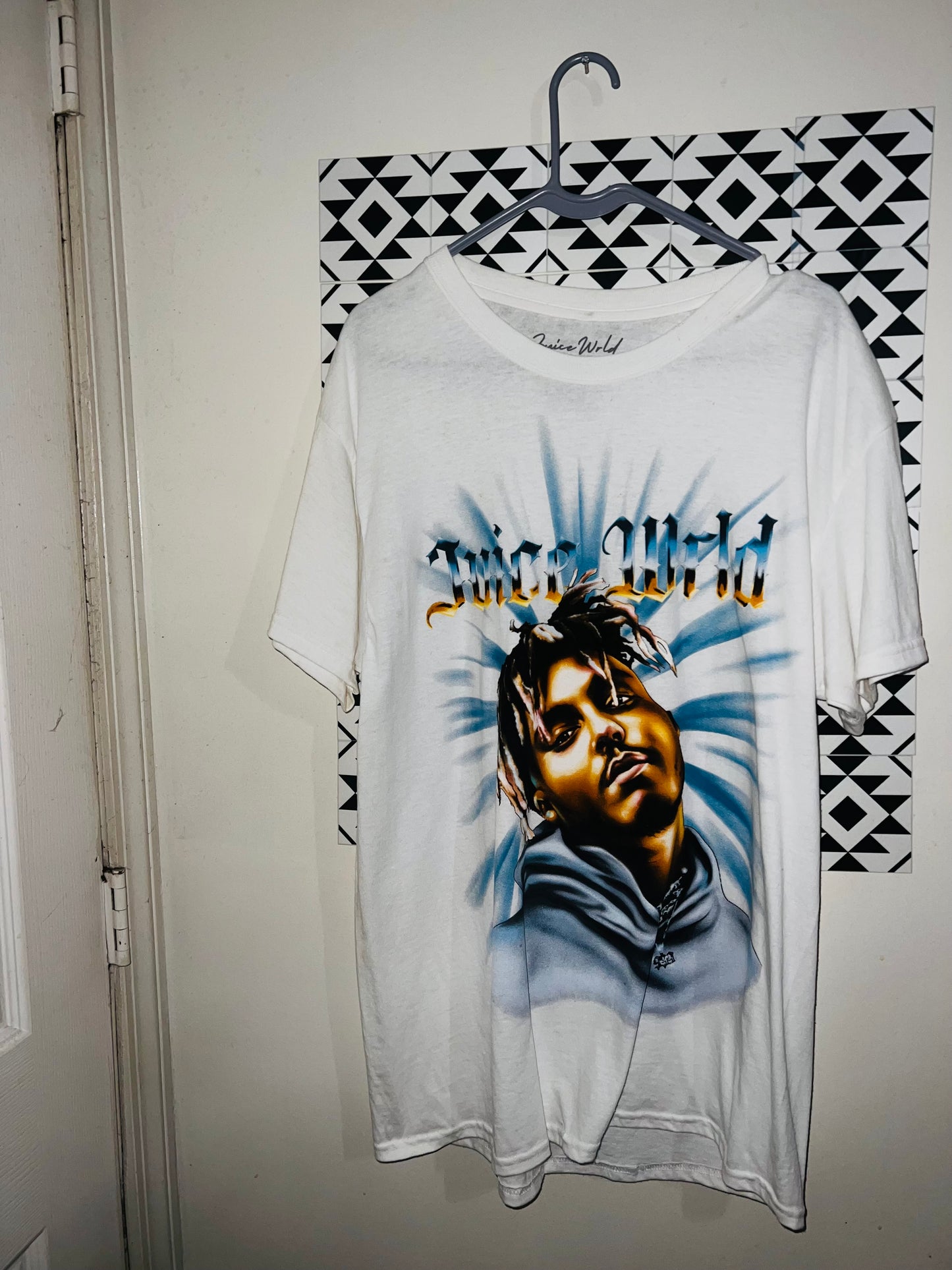 Juice Wrld Oversized Distressed Tee