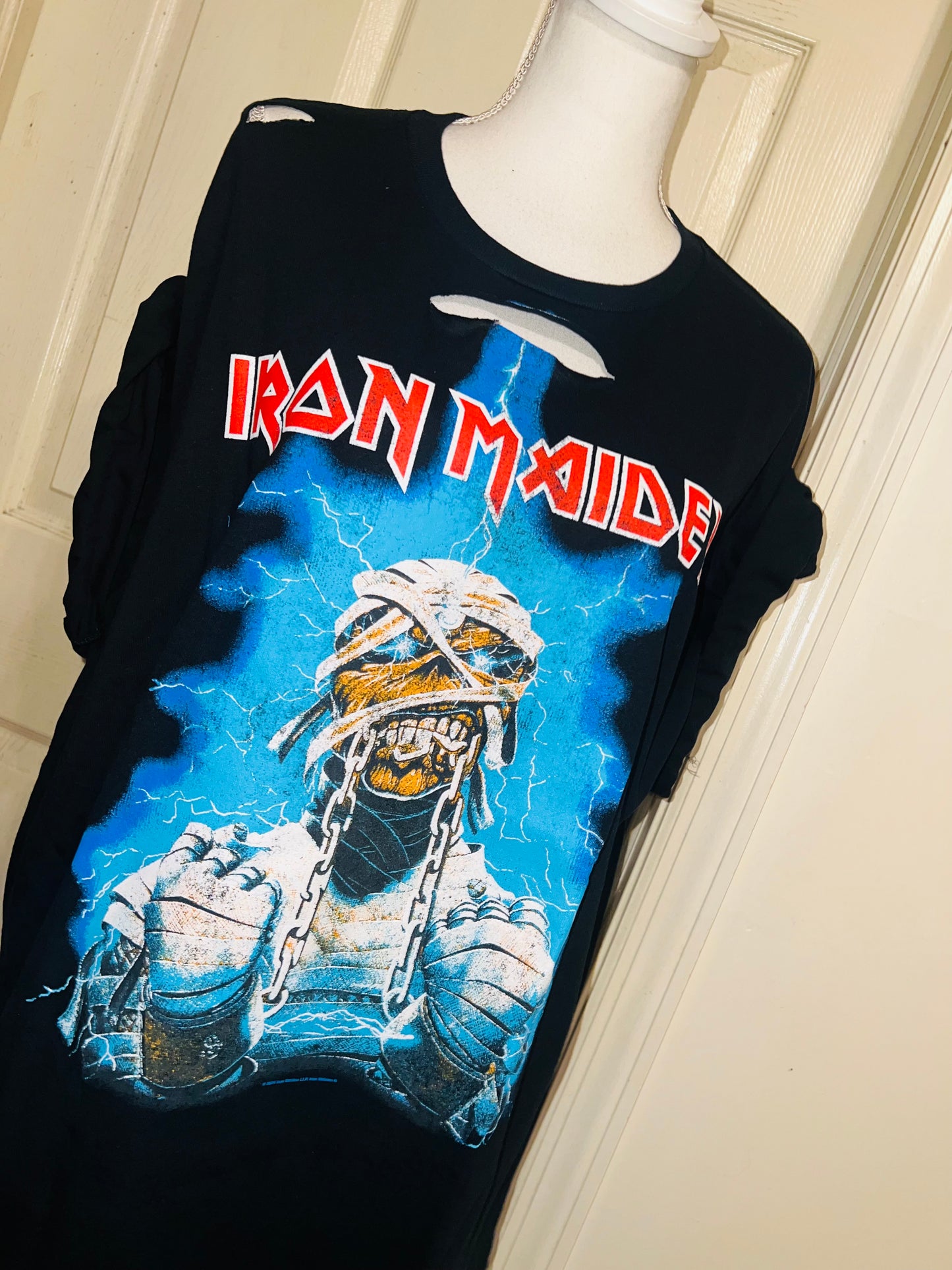 Iron Maiden Oversized Distressed Tee